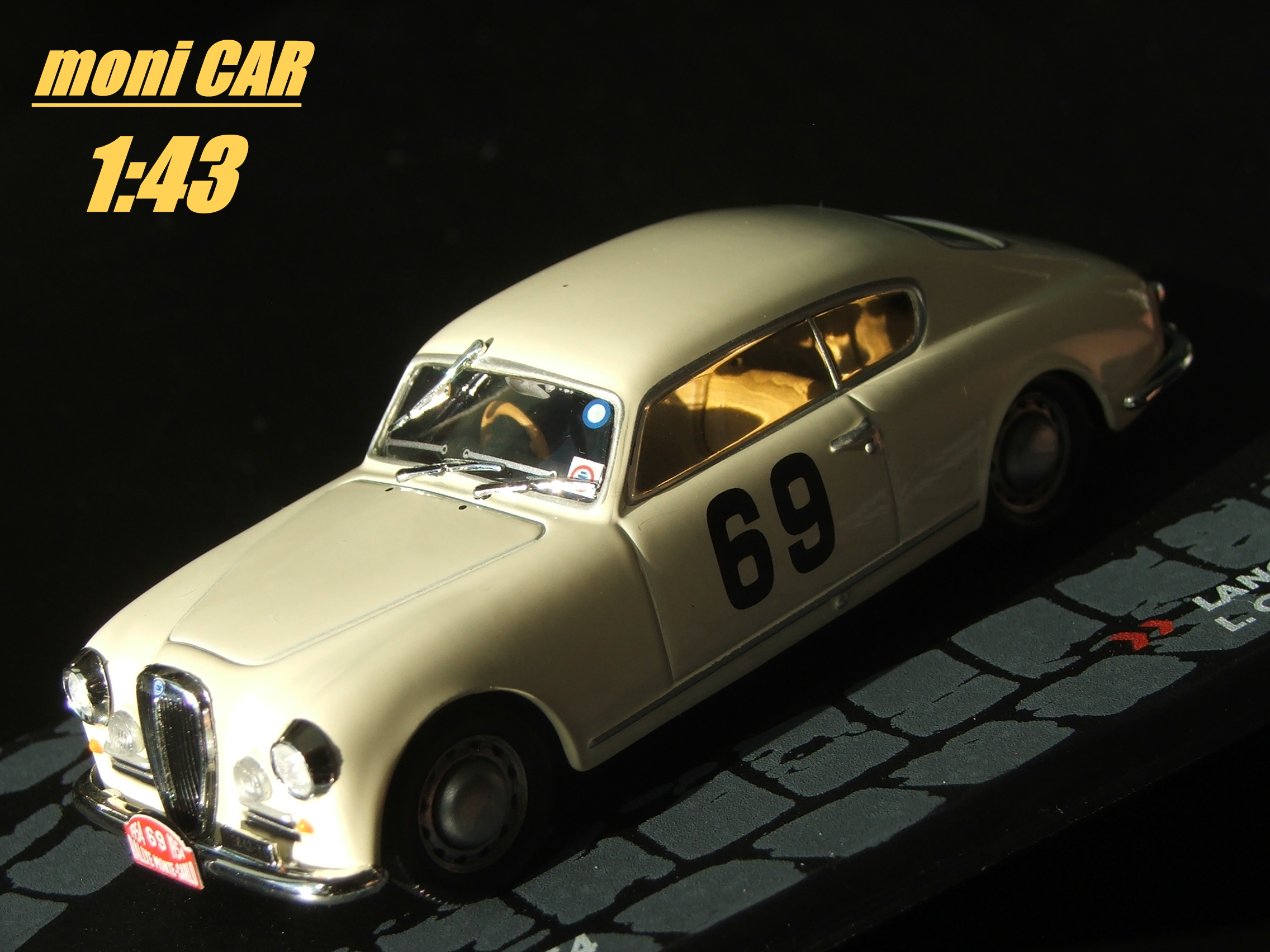 LANCIA Aurelia B20 GT No. 69 L. Chiron - C. Basadonna Rally Monte Carlo 1954 (1:43) Altaya/IXO