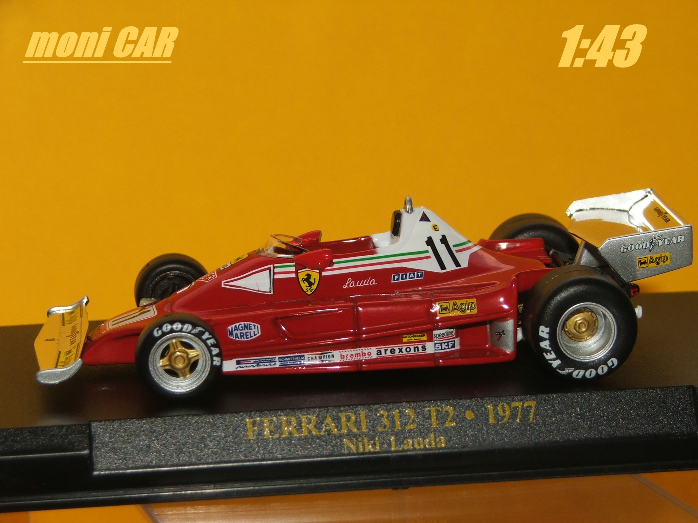 FERRARI 312 T2 No.11  Niki Lauda World Champion 1977 (1:43) Altaya/IXO
