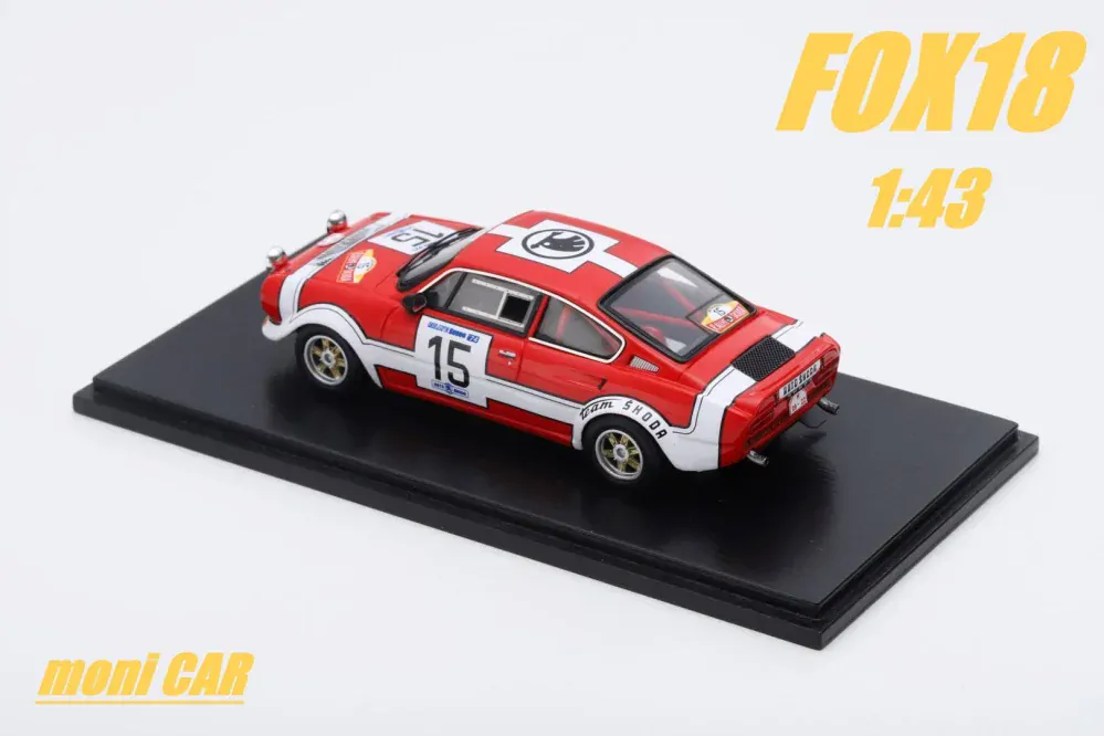 ŠKODA 200 RS No.89 Jiří Šedivý - Jiři Janeček Rally Šumava 1975 (1:43) FOX18