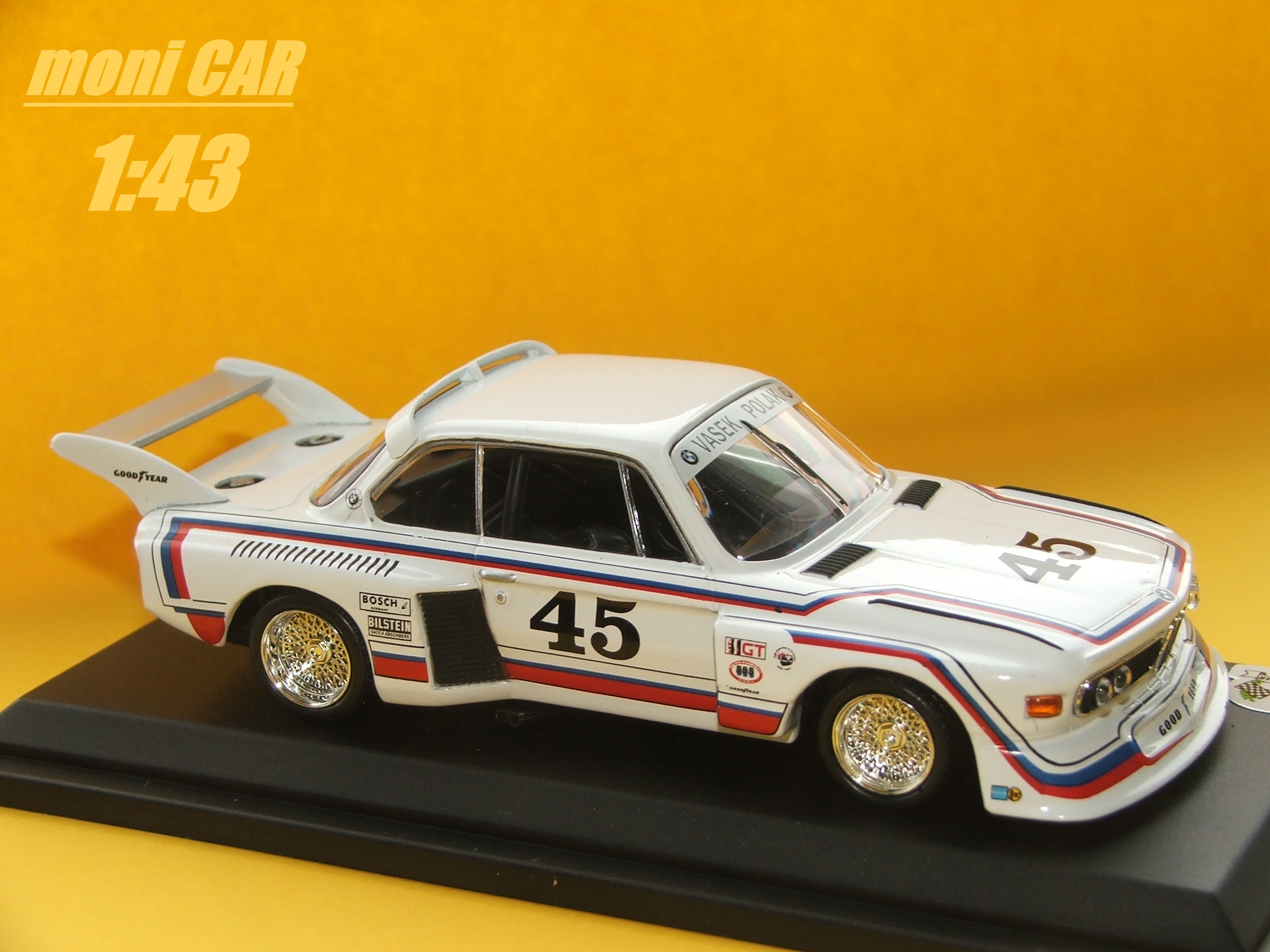 BMW 3.5 CSL No.45 - 1975 (1:43) delPrado