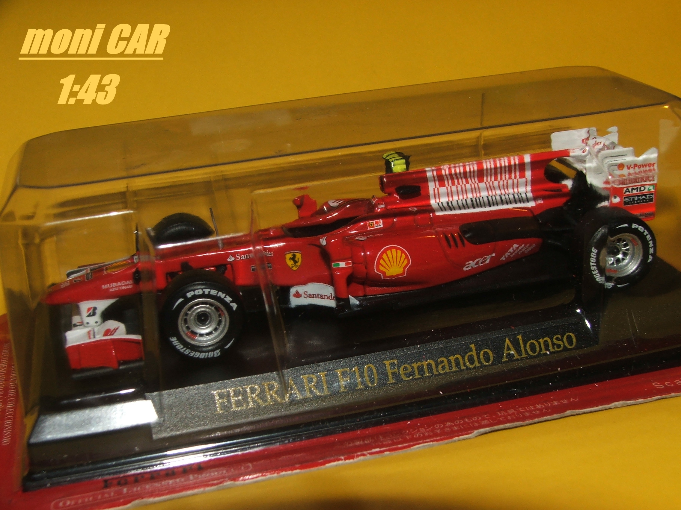 FERRARI F10 Fernando Alonso (1:43) Altaya/IXO