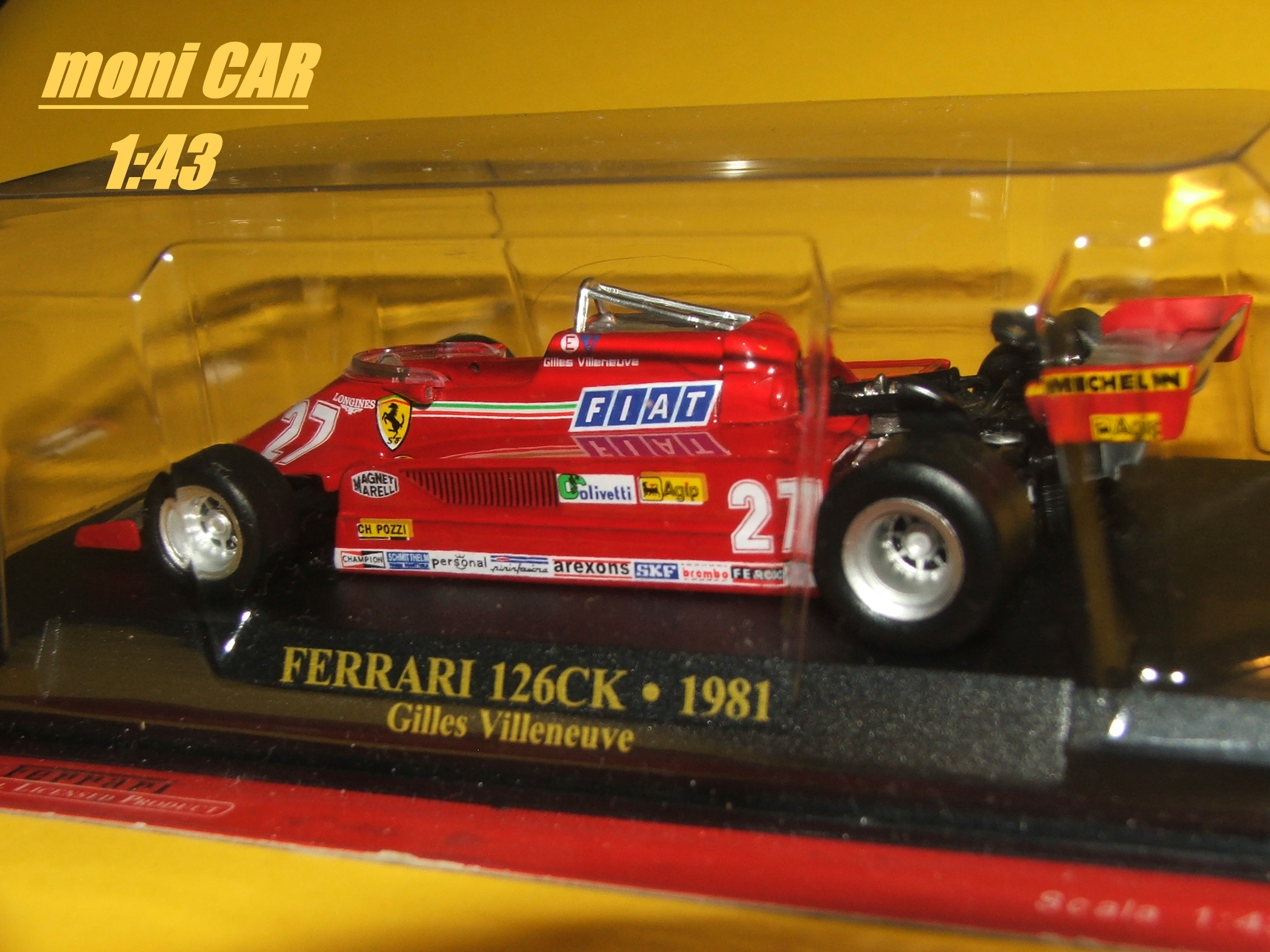 FERRARI 126CK - 1981 Gilles Villeneuve (1:43)