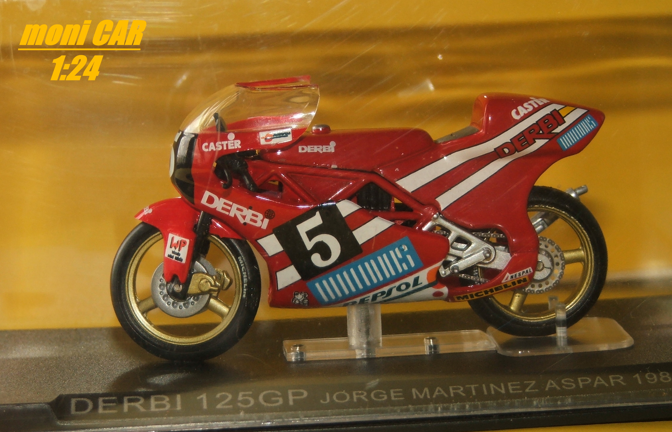 DERBI 125GP No.5 - Jorge Martinez Asper 1988 (1:24) De Agostini