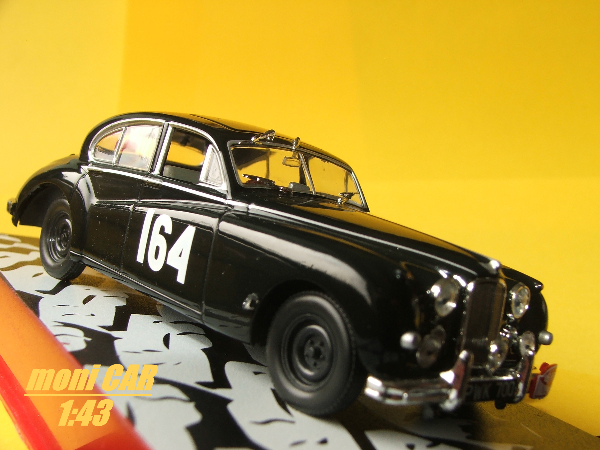 JAGUAR Mk VII No.164 Ronnie Adams - Frank Bigger Rally Monte Carlo 1956 (1:43) Altaya/IXO