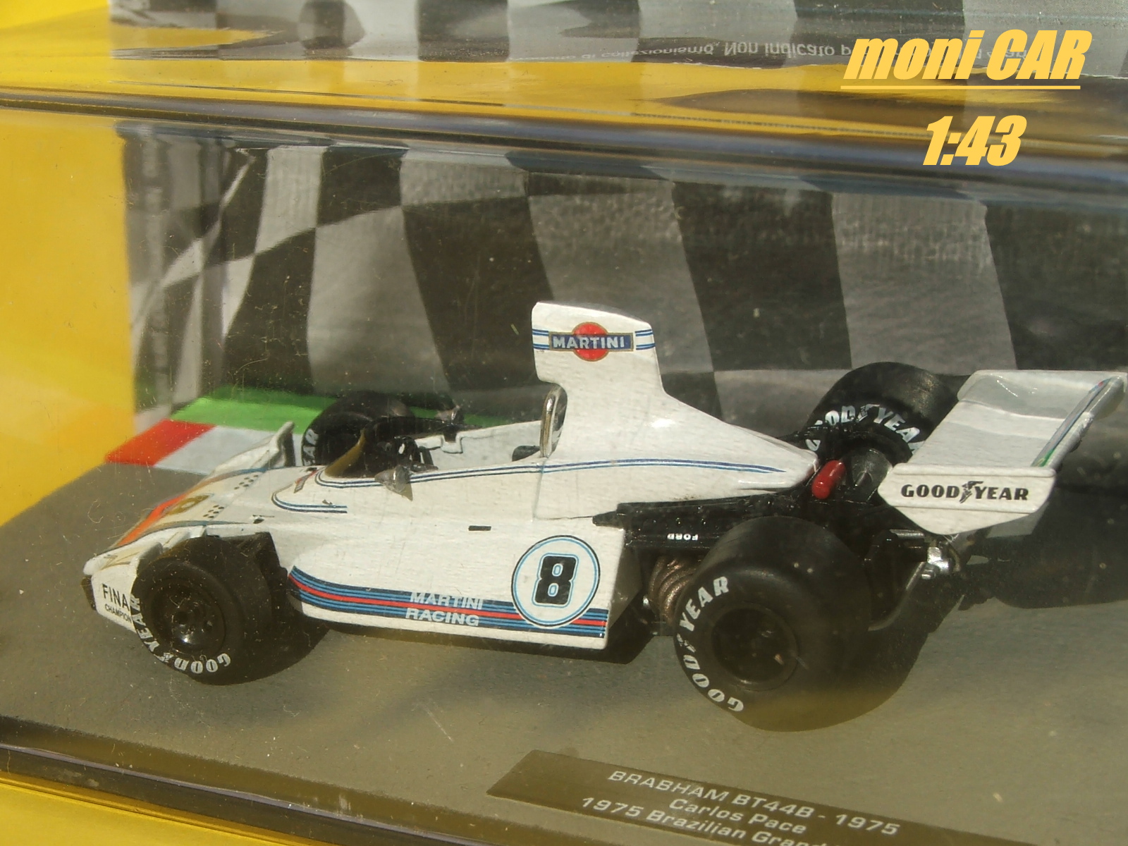 BRABHAM BT44B No.8 José Carlos Pace - Grand Prix Brazilian 1975 (1:43) Altaya/IXO