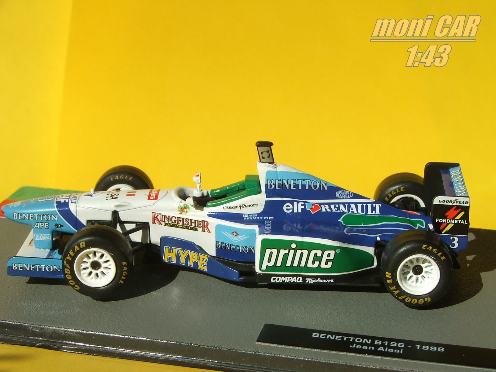 BENETTON B196 No.3 Jean Alesi 1996 (1:43) Altaya/IXO