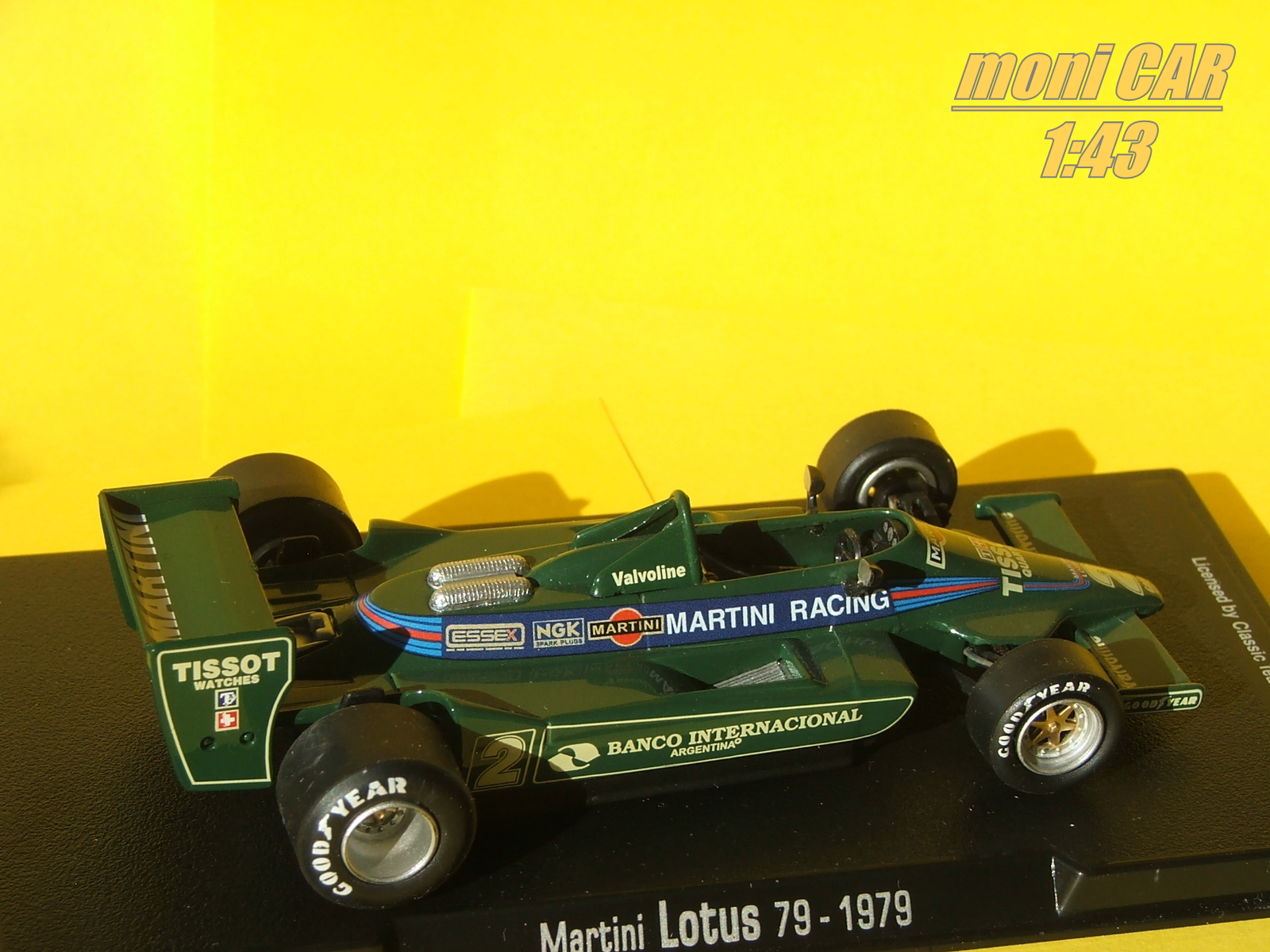 MARTINI Team LOTUS 79 No.2 Carlos Reutemann 2nd GP Argentina 1979 (1:43) ALTAYA/IXO