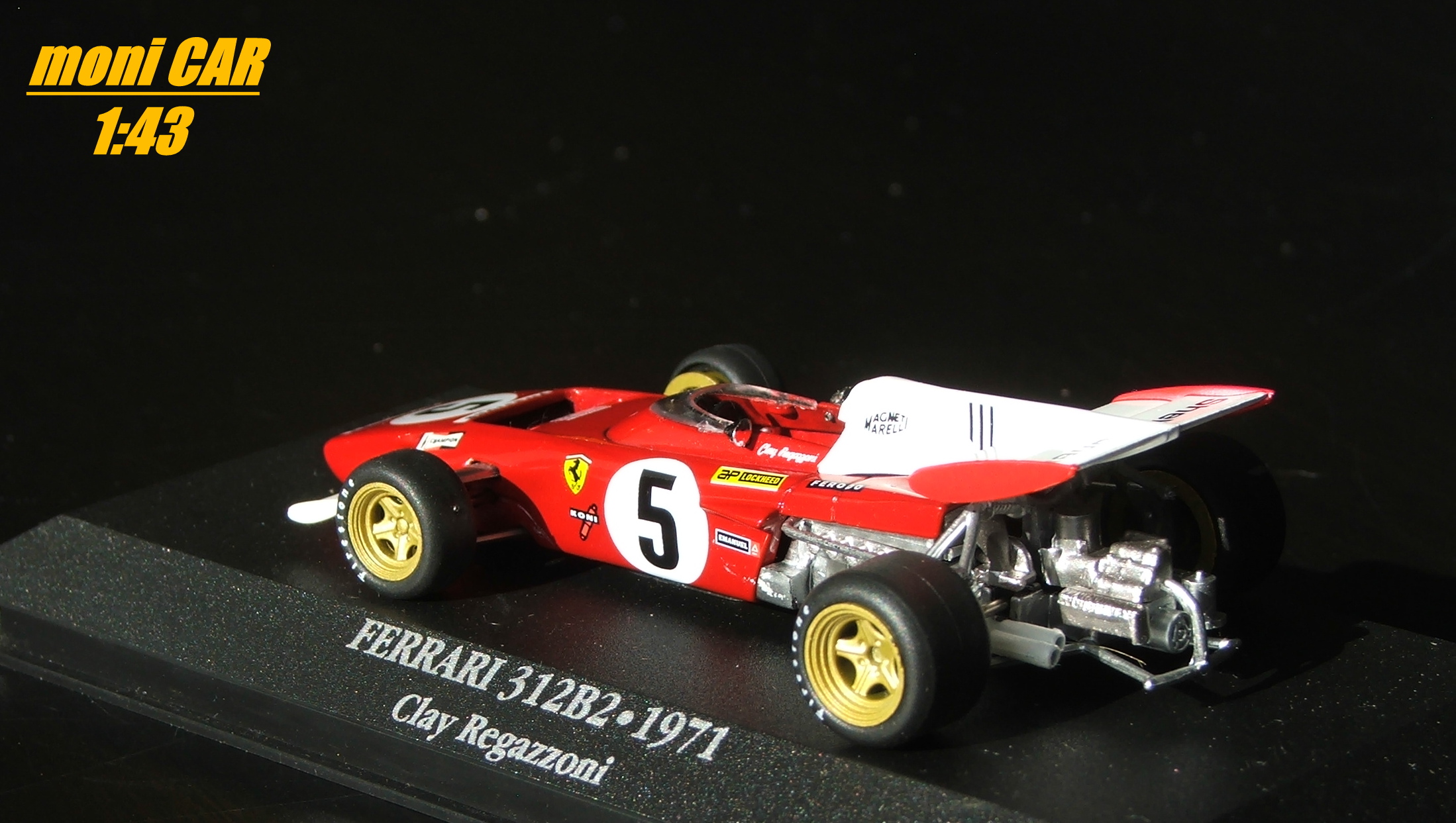 FERRARI 312B2 - 1971 No. 5 Clay Regazzoni (1:43) ATLAS