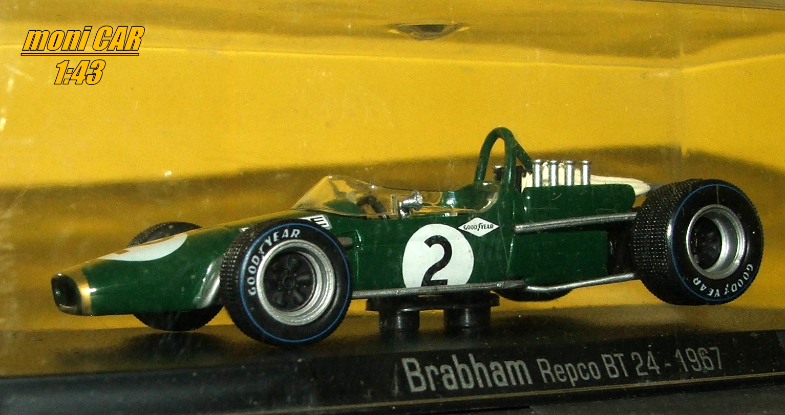 BRABHAM Repco BT24 No.2 - Dennis Hulme - WORLD CHAMPION 1967 (1:43) Atlas