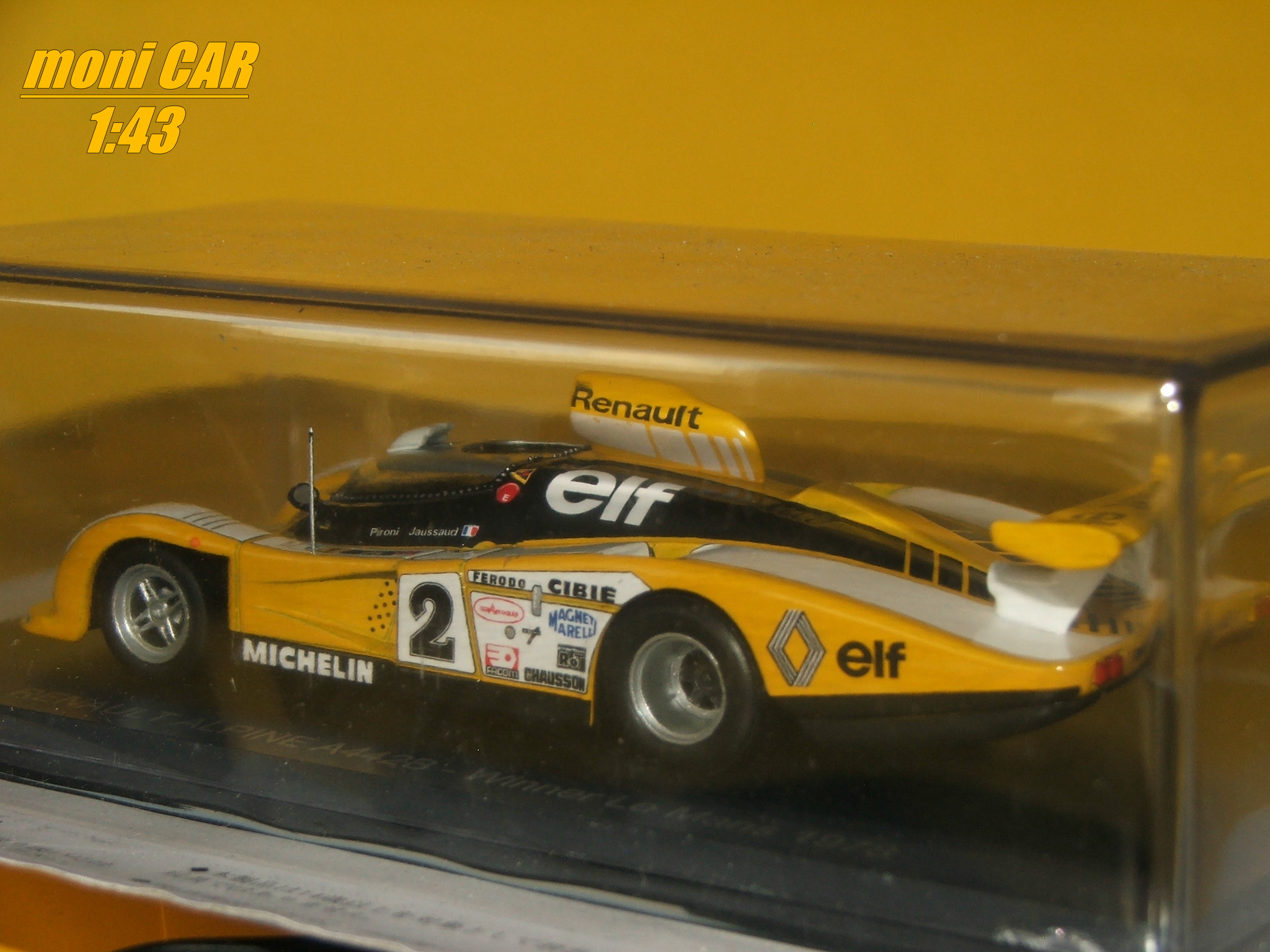 RENAULT Alpine A442B No.2 - D. Pironi - J. P. Jaussaud - Winner Le Mans 1978 (1:43) SPARK/Edicola