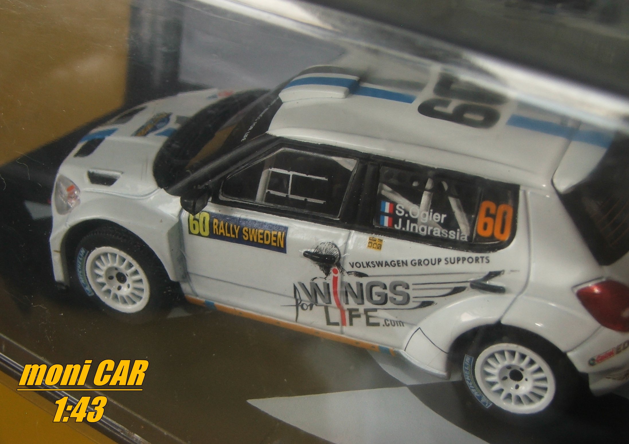 ŠKODA Fábia S2000 No.60 Sébastien Ogier - Julien Igrassia - Rally Sweden 2012 (1:43) Altaya/IXO
