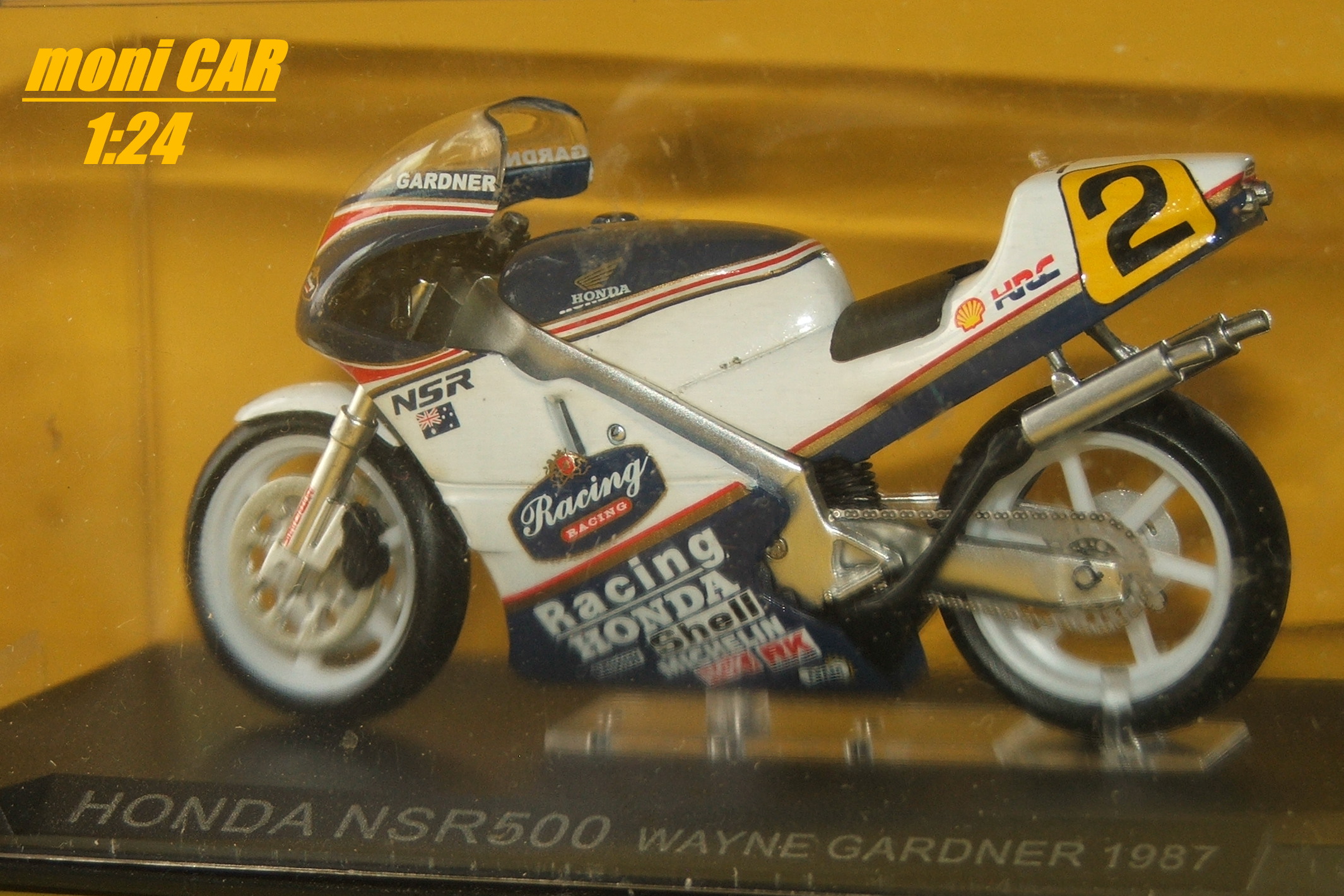 HONDA HSR500 No.2 - Wayne Gardner 1987 (1:24) DeAgostini