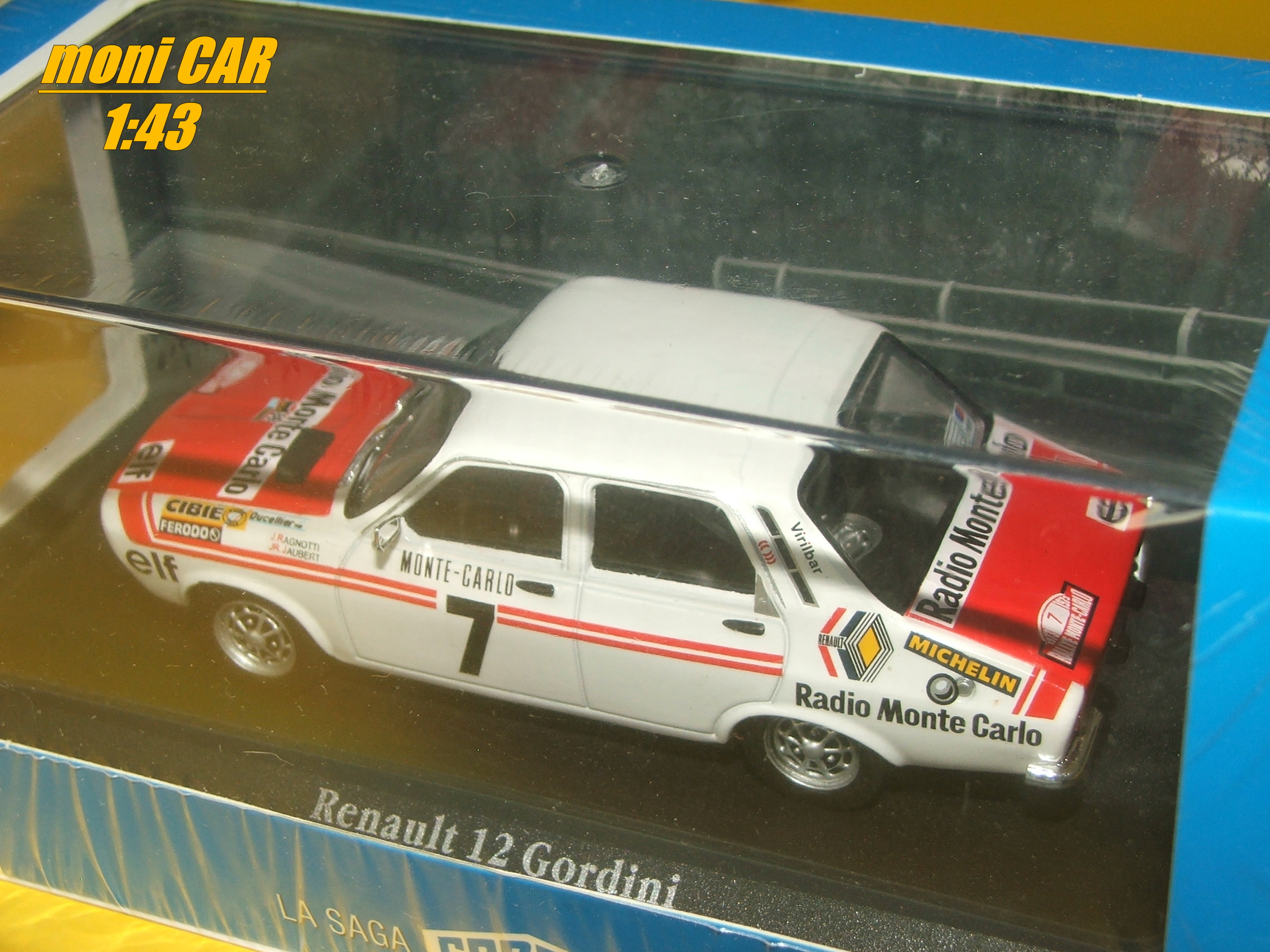 RENAULT R12 GORDINI Rallye Monte-Carlo 1973 blanche SOLIDO Boutique 1