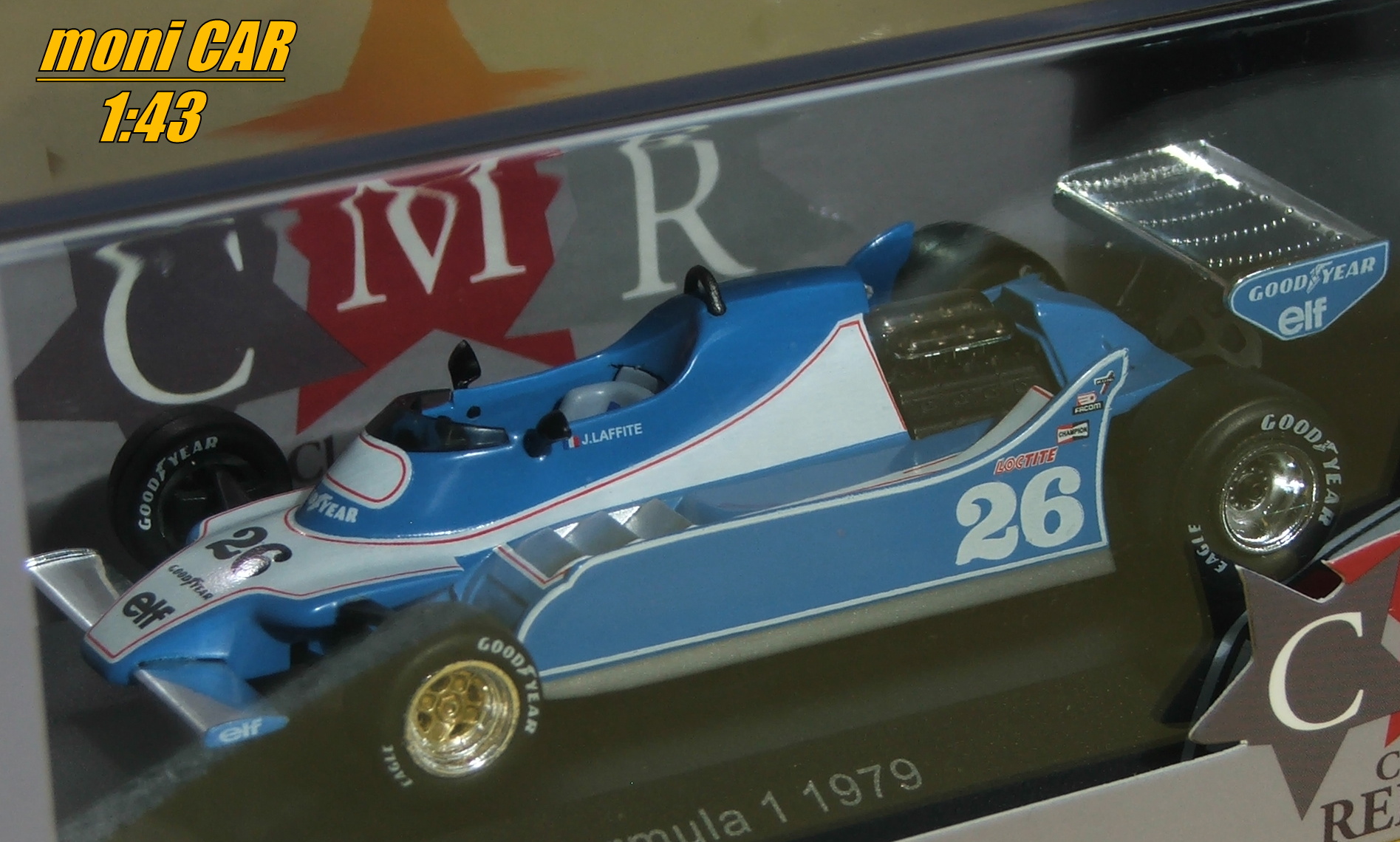 LIGIER JS11 No.26 Jacques Laffite F1 1979 (1:43) CMR