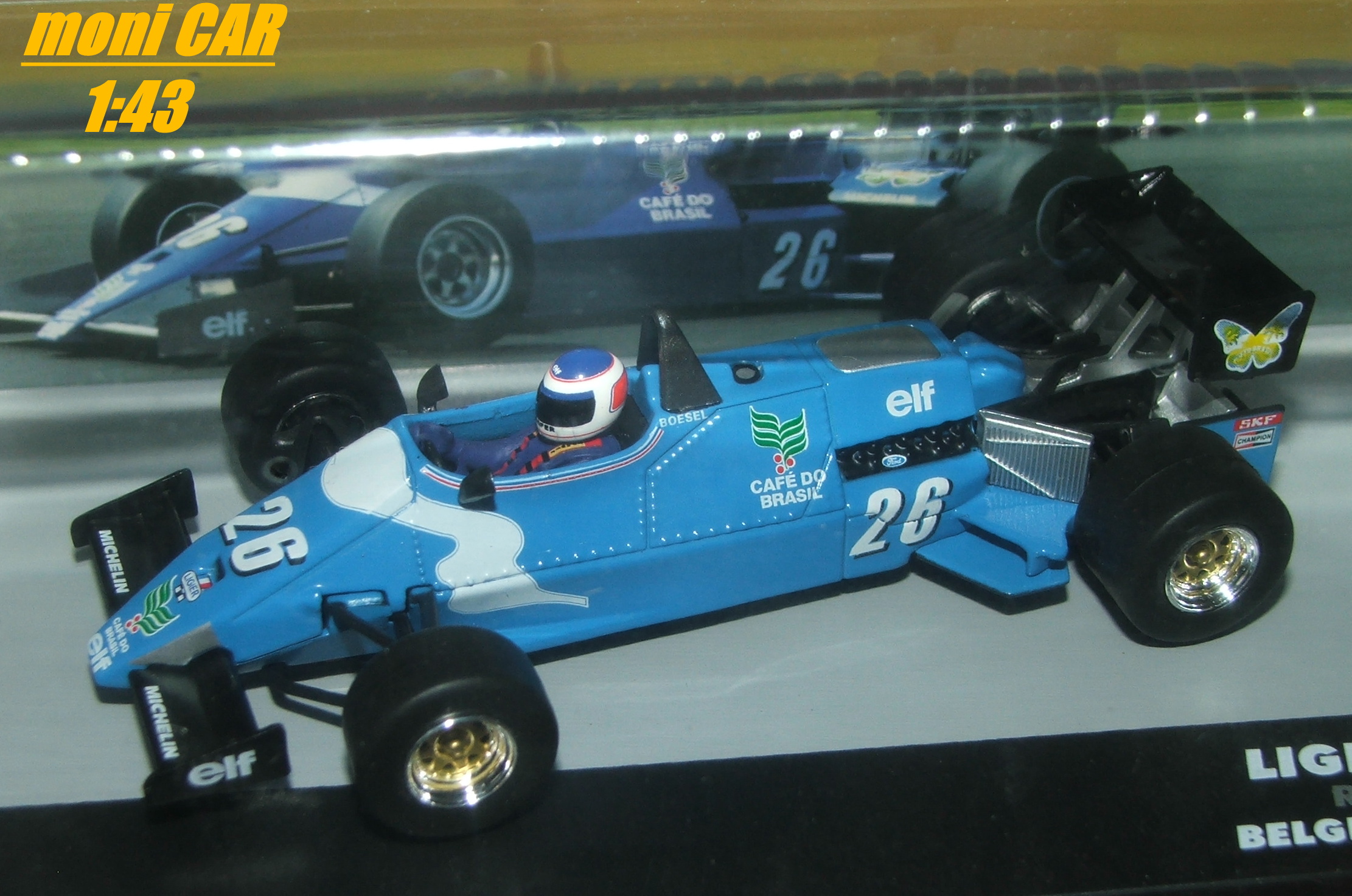LIGIER JS21 No.26 Raul Boesel Belgium GP 1983 (1:43) Altaya/IXO