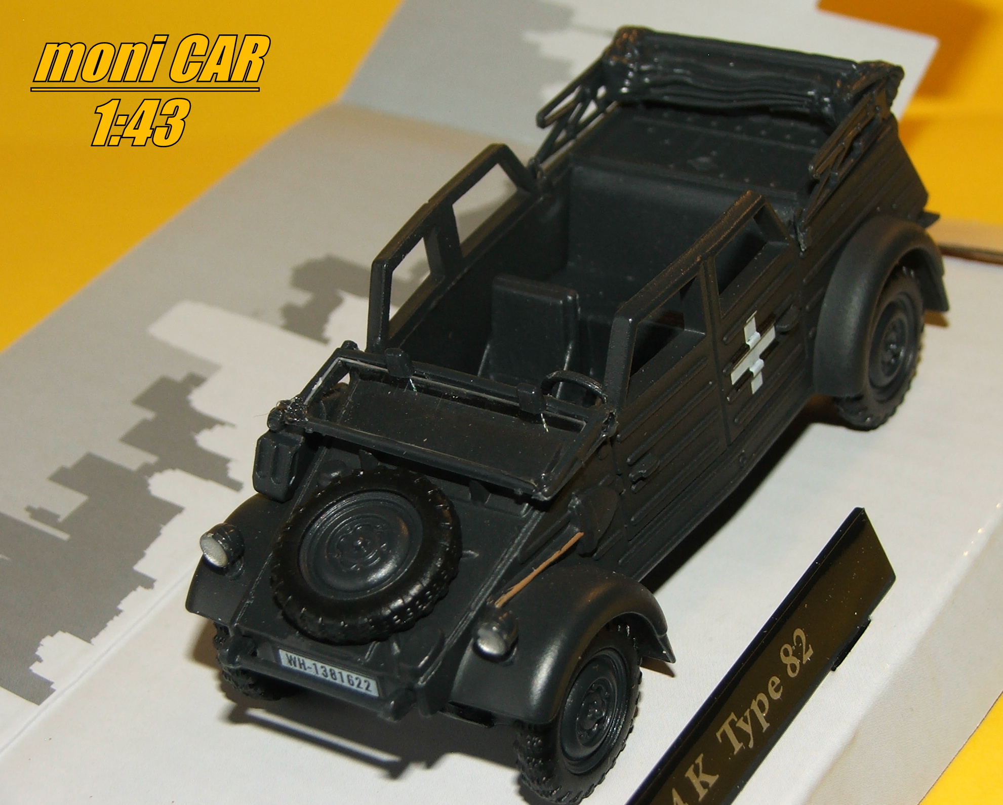 VOLKSWAGEN KUBELWAGEN 4x4 Type 82 (1:43) Cararama