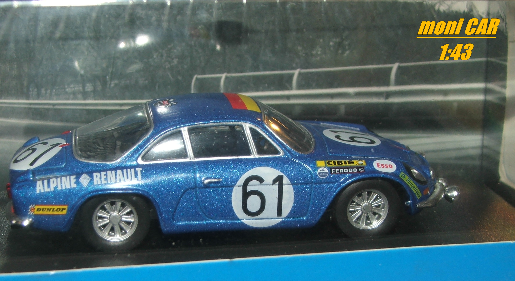ALPINE RENAULT A 110 Le Mans No.61 24 Hures Du Mans - 1968 (1:43) ATLAS