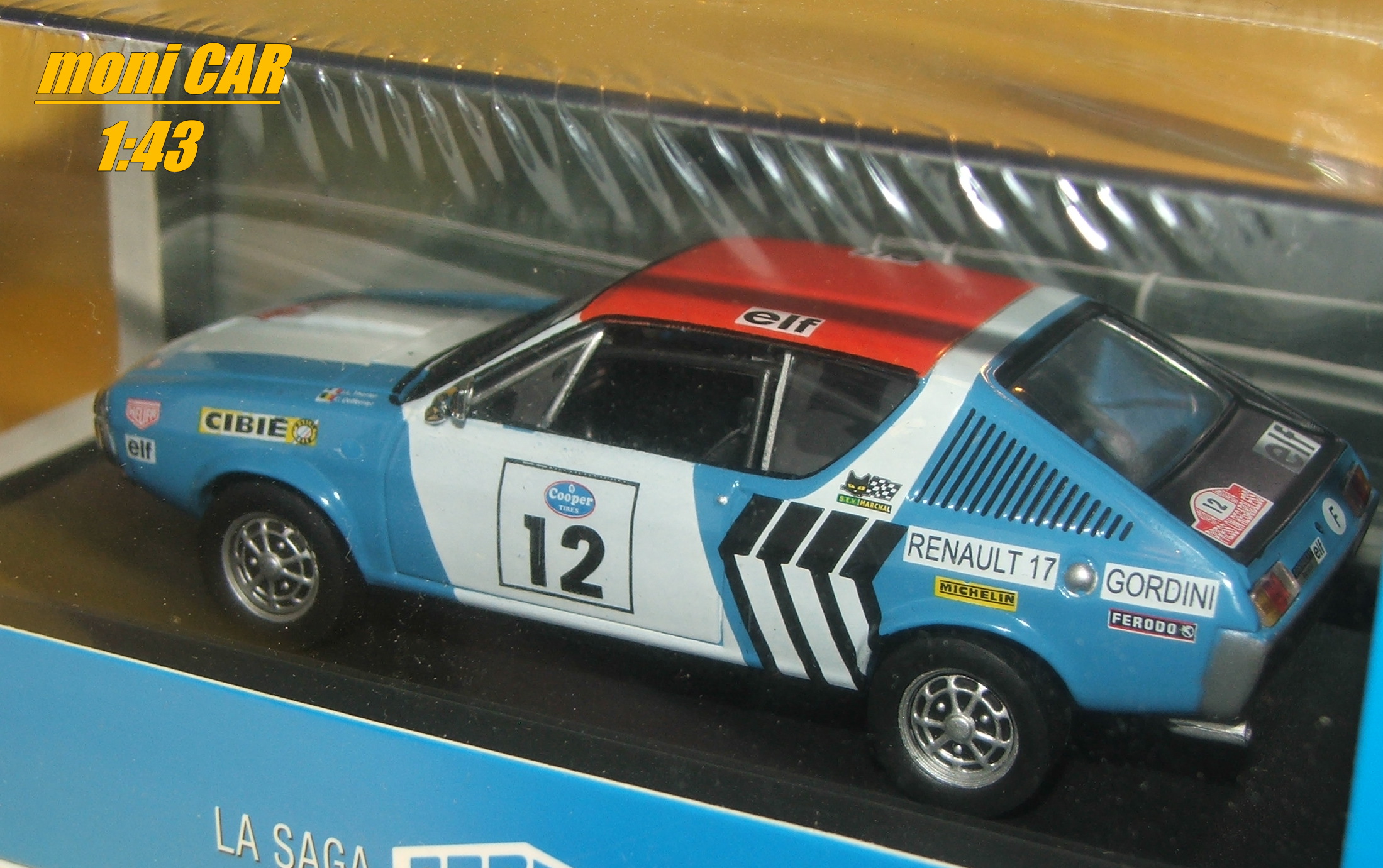 RENAULT 17 Gordini - Rallye Press on Regardless - 1974 (1:43) ATLAS