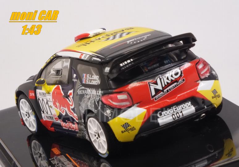 CITROEN DS3 WRC No.001 - S. Loeb - S. Loeb Winner Rally Circuit Paul Ricard 2016 (1:43) IXO