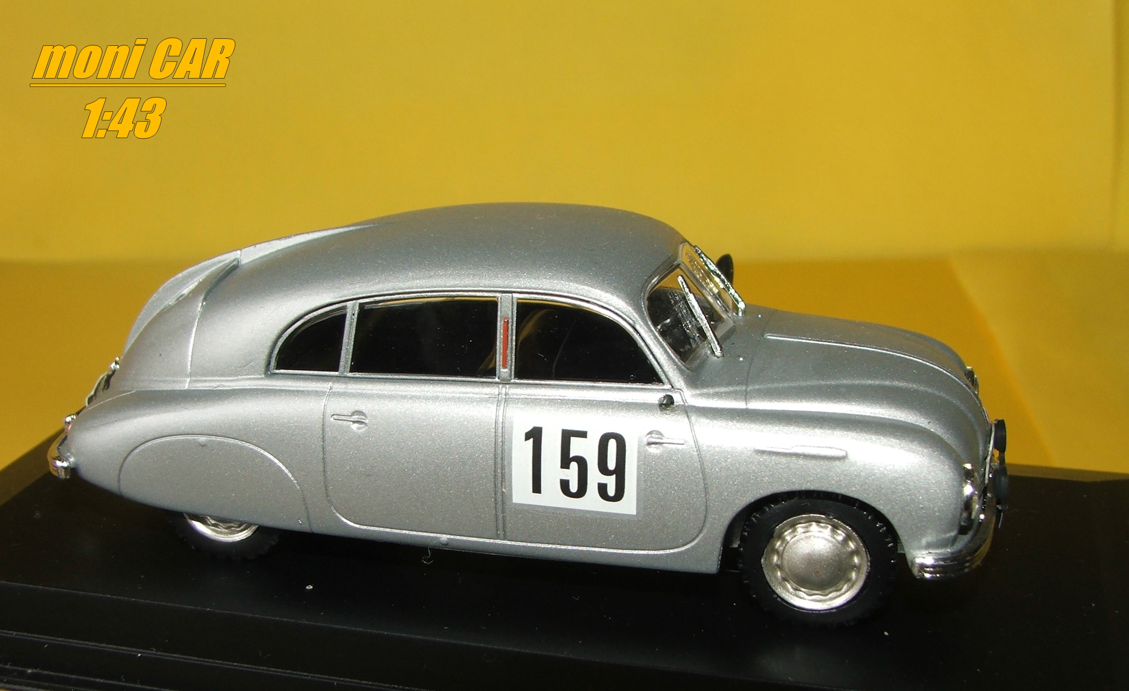TATRA 600 Tatraplan No.159 A. Blansjaar - S. S. Nickerk Rallye - Monte Carlo 1951 (1:43) SC FOX18