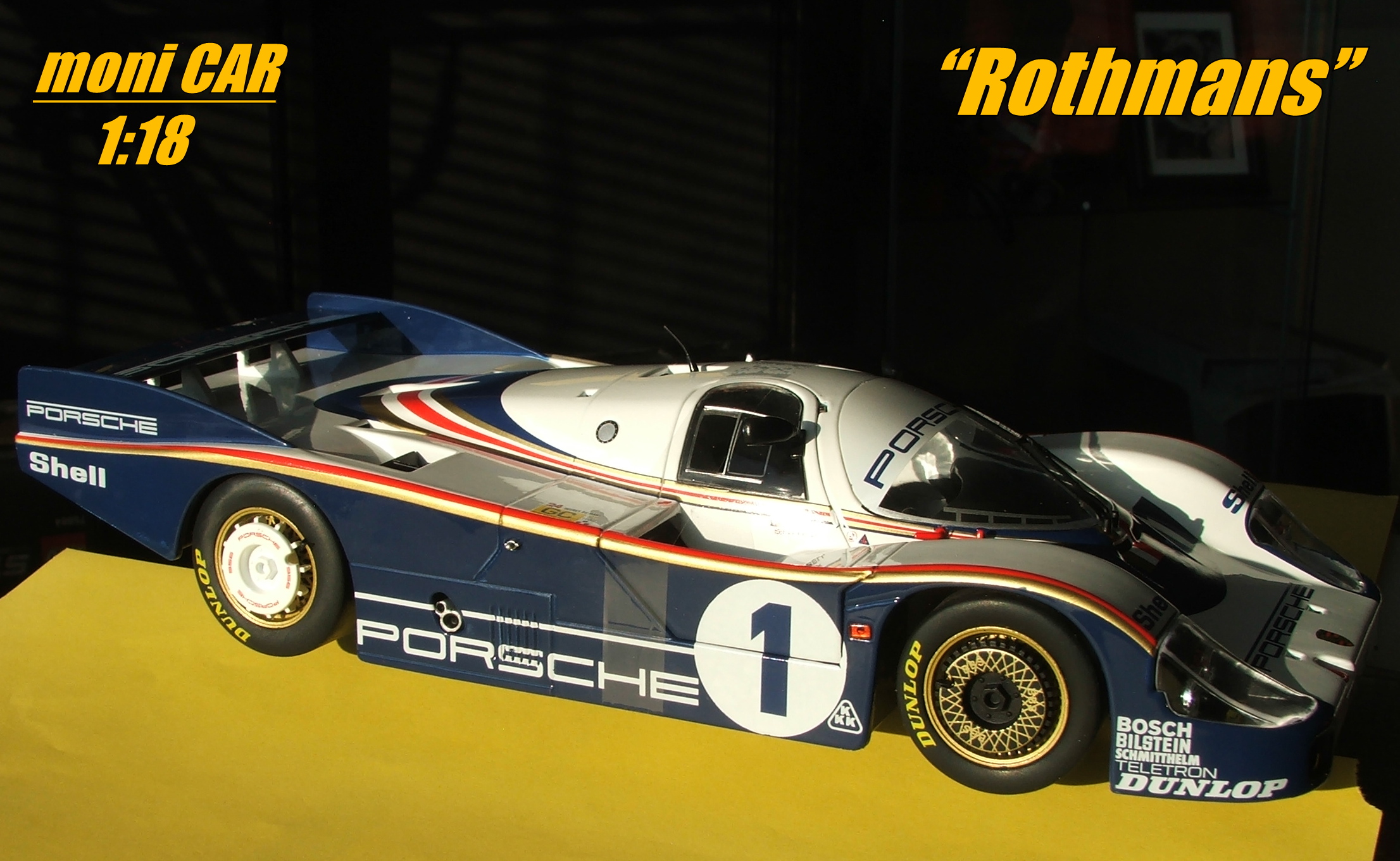 PORSCHE 956LH No.1 - Jacky Ickx / Derek Bell - Winner Le Mans 1982 "Rothmans" (1:18) SOLIDO
