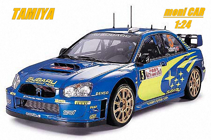 SUBARU Impreza WRC No.5 Peter Solberg-Phil Mills Rallye Mote Carlo 2005 (1:24) TAMIYA