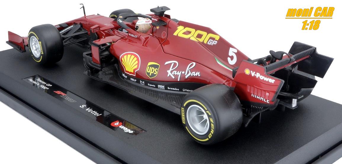 FERRARI F1 SF1000 No.5 - Sebastian Vettel - TUSCAN GP 2020 (1:18) BURAGO
