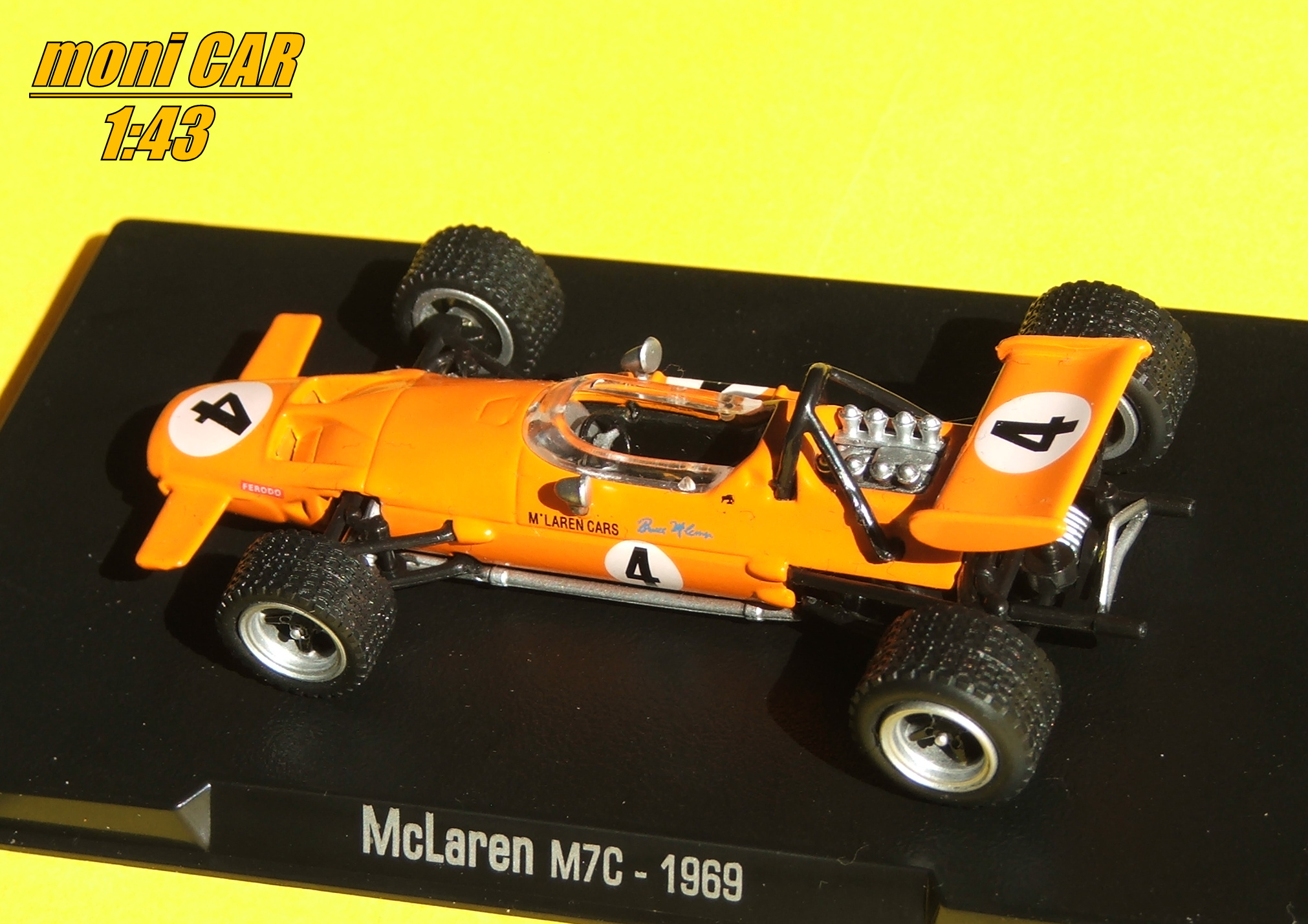 McLAREN FORD M7C - Bruce McLaren No.4 1969 (1:43) ATLAS