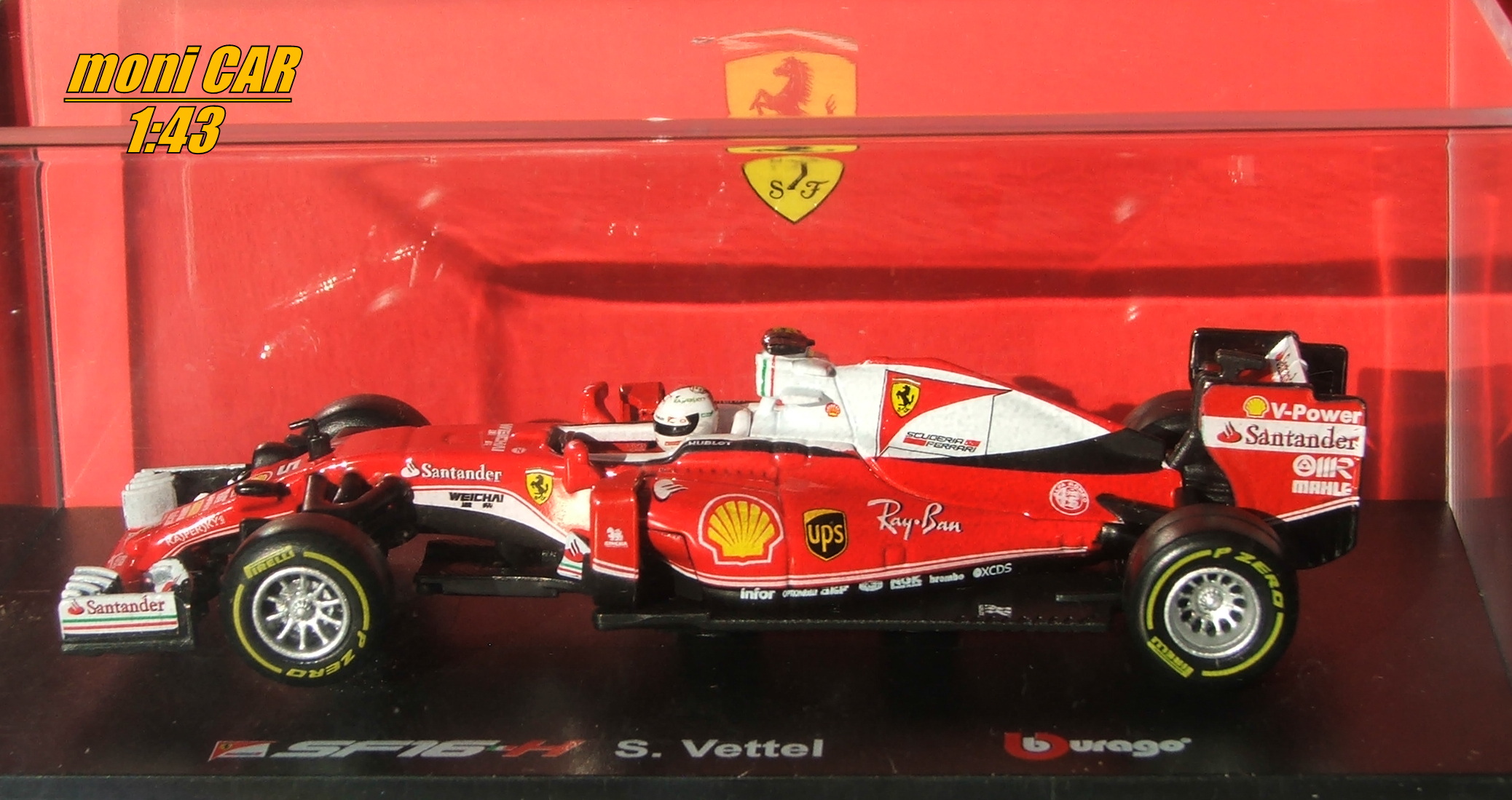 FERRARI SF16-H No.5 Sebastian Vettel 2016 (1:43) BURAGO