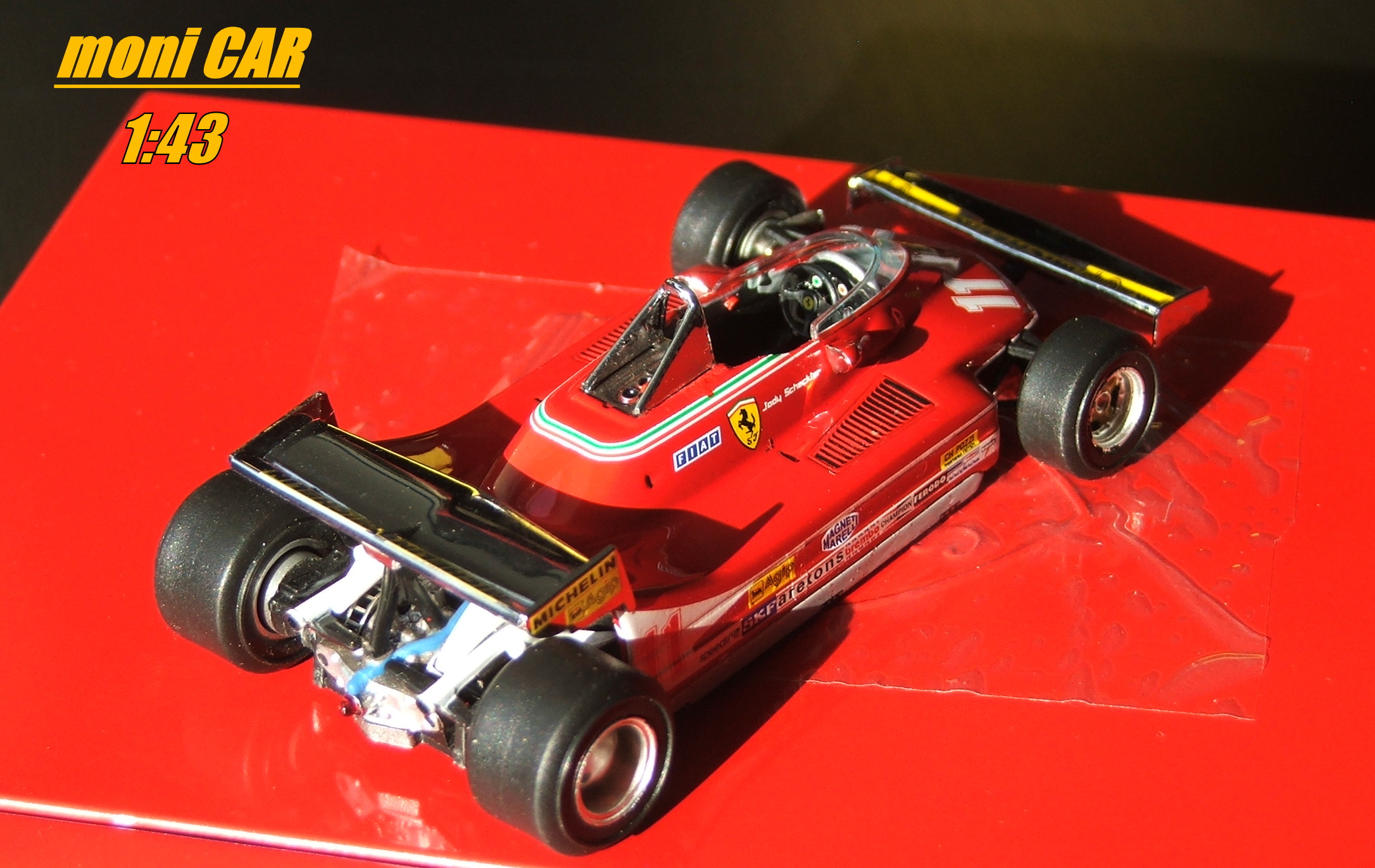 FERRARI 312 T4 No.11 - Jody Schecter - Winner Monaco GP 1976 (1:43) HOT WHEELS