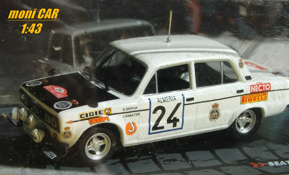 SEAT 1430 ESPECIAL 1800 No.24 - S. Servia - J. Sabater Rallye Monte Carlo 1977 (1:43) ALTAYA/IXO