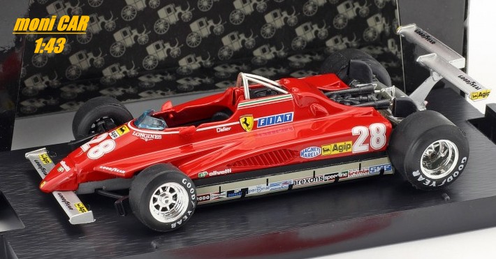 FERRARI 126C2 No.28 - Didier Pironi - Winner Long Beach GP 1982 (1:43) BRUMM