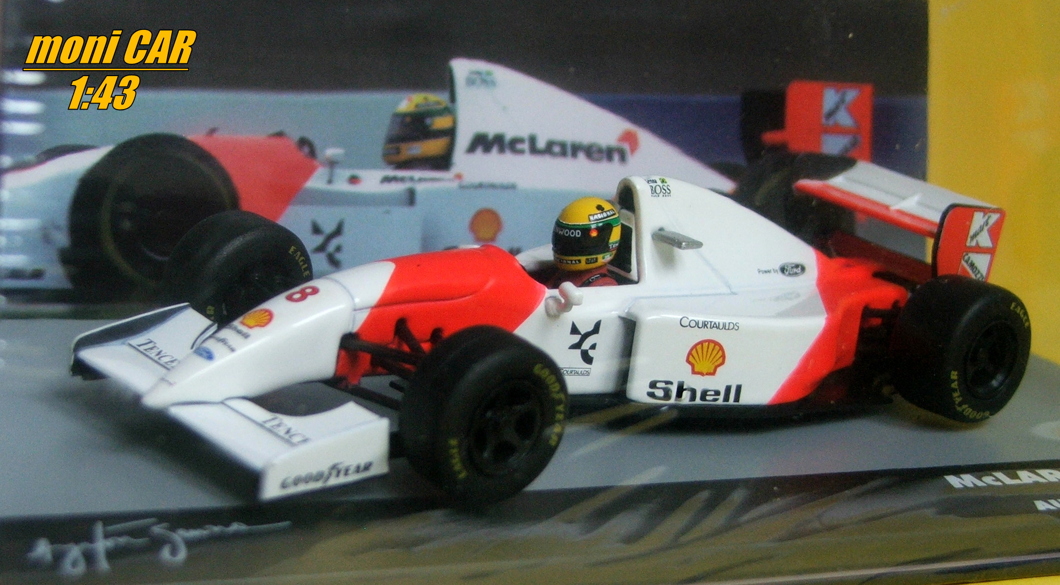 McLAREN MP4/8 No.8 Ayrton Senna - Winner Australia GP 1993 (1:43) ALTAYA/IXO