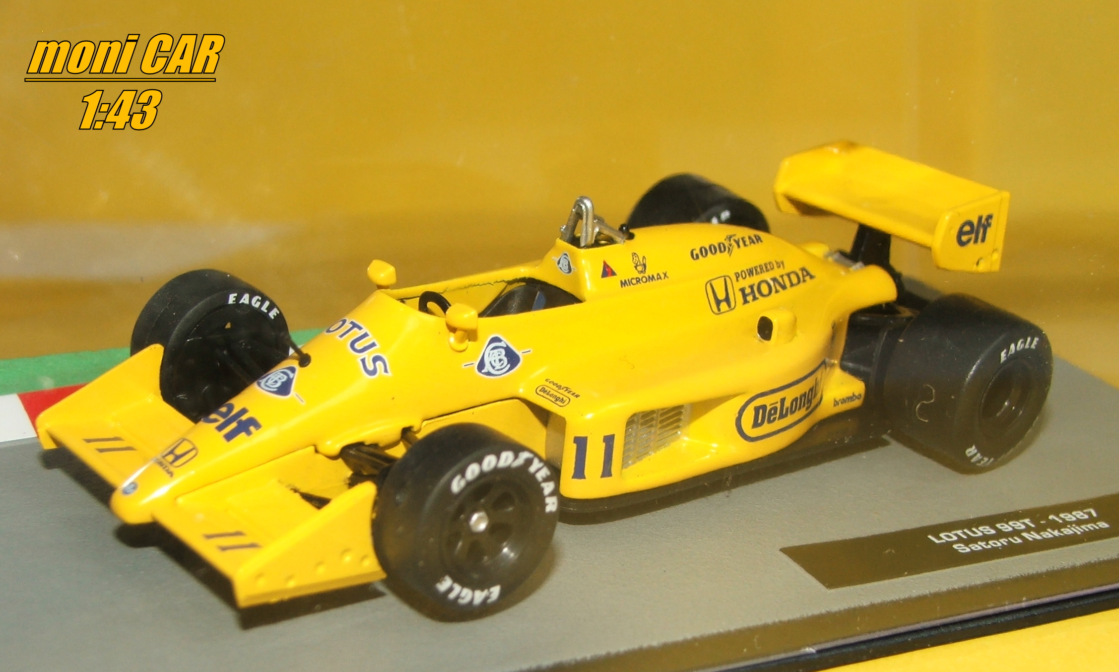 LOTUS 99T No.11 Satoru Nakajima F1 1987 (1:43) ALTAYA/IXO