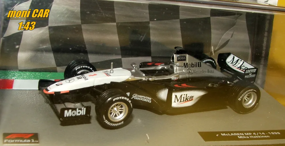 McLAREN MP4/14 No.1 - Mika Häkkinen World Champion F1 1999 (1:43) ALTAYA/IXO