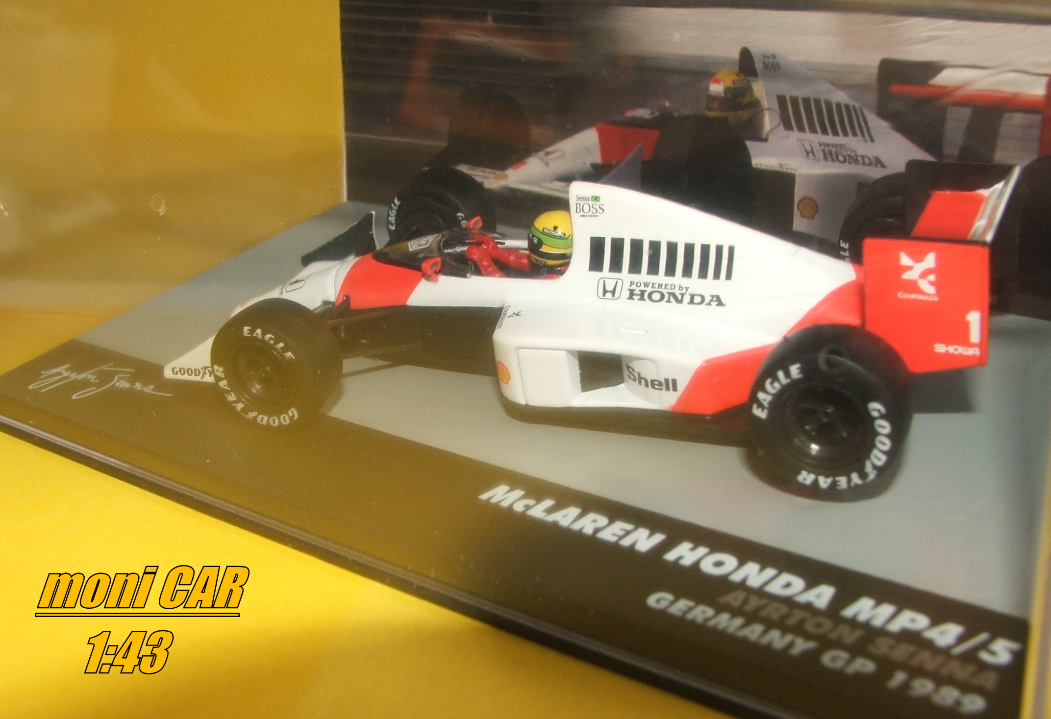 McLAREN M4/5 No.1 Ayrton Senna - Winner Germany GP 1989 (1:43) ALTAYA/IXO