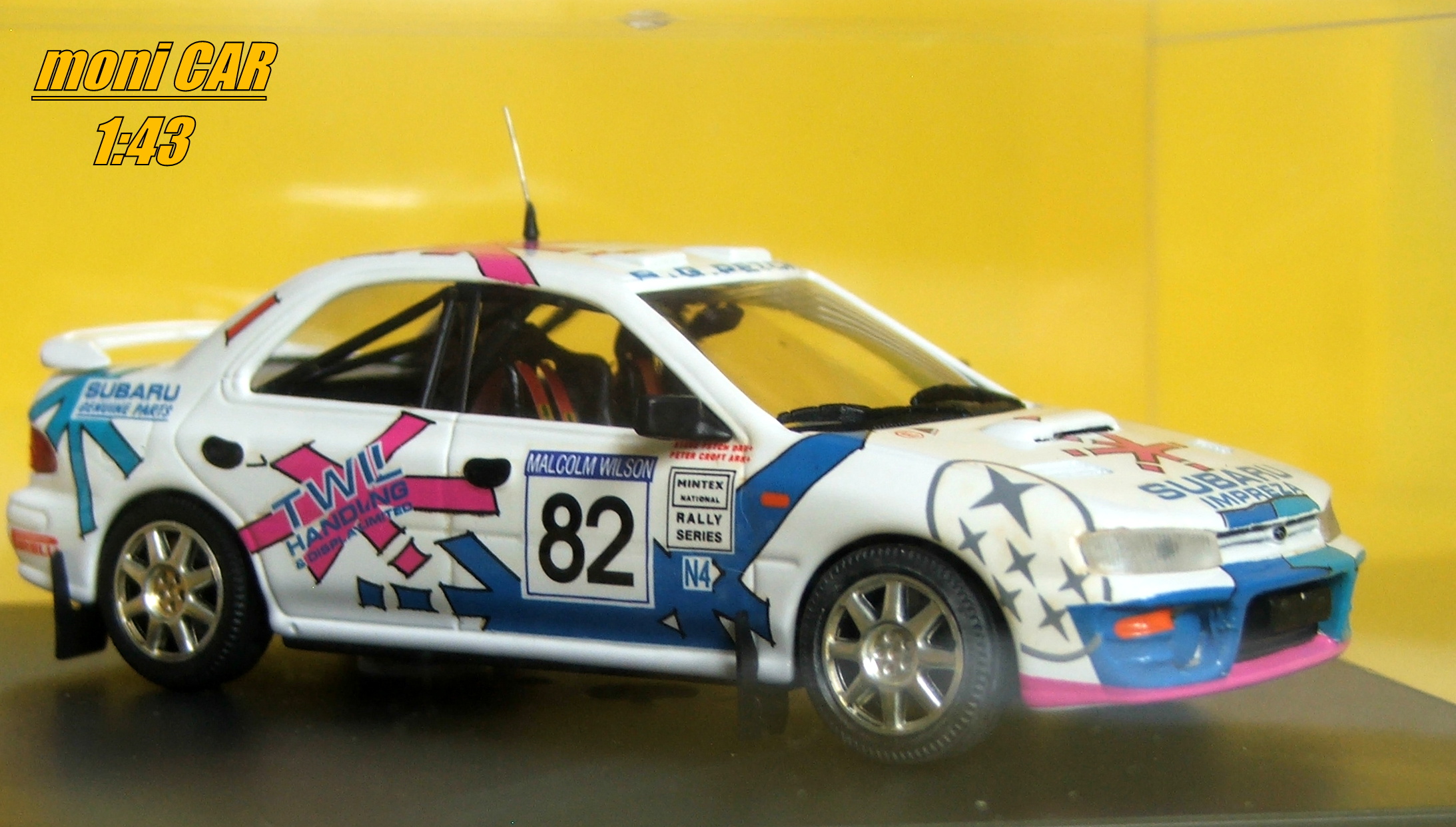 SUBARU Impreza 4x4 Turbo No.82 - G. Petch P. Croft - Malcolm Wilson Rally 1996 (1:43) TROFÉU