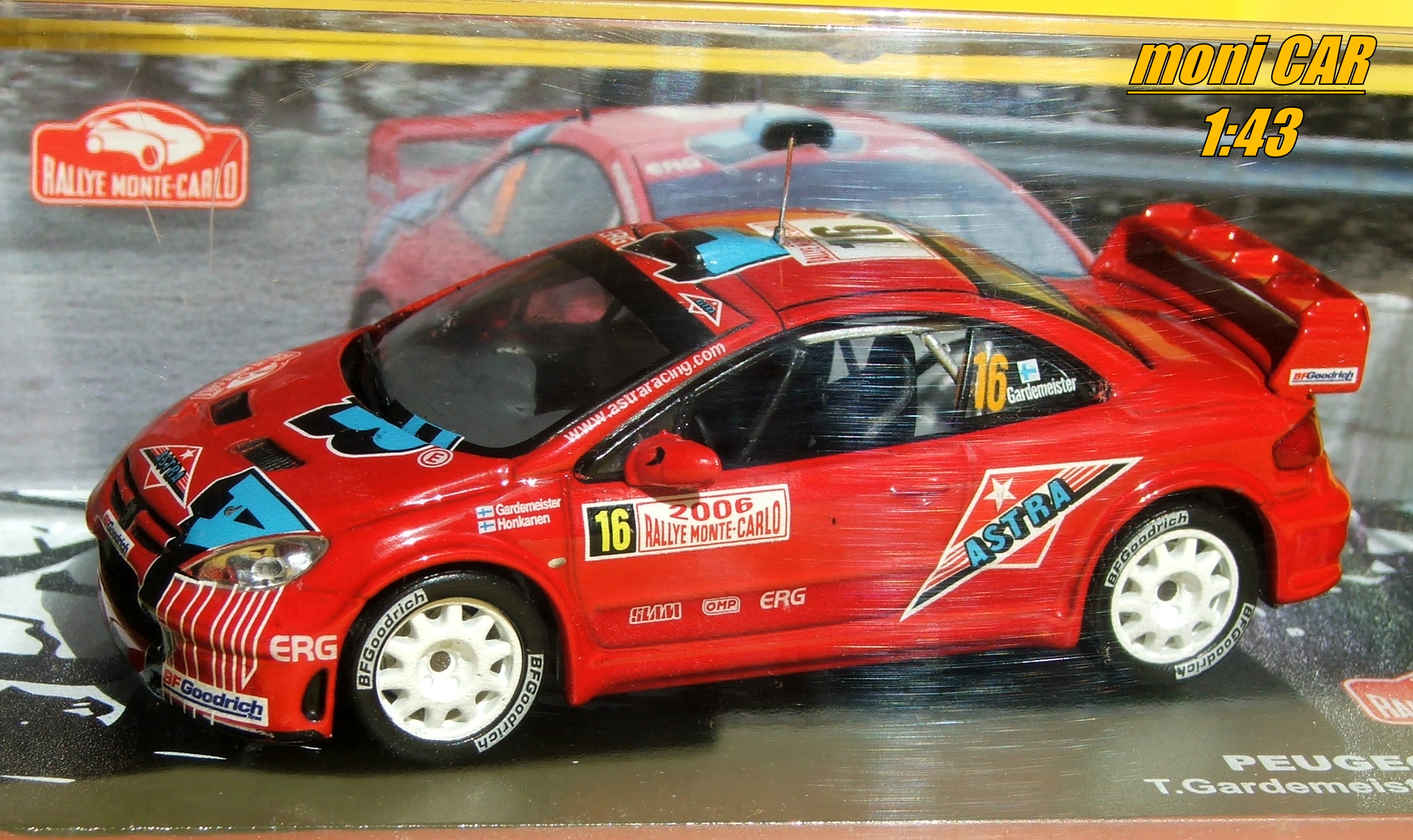 PEUGEOT 307 WRC No.16 - T. Gardemeister - J. Honkanen Rallye Monte Carlo 2006 (1:43)