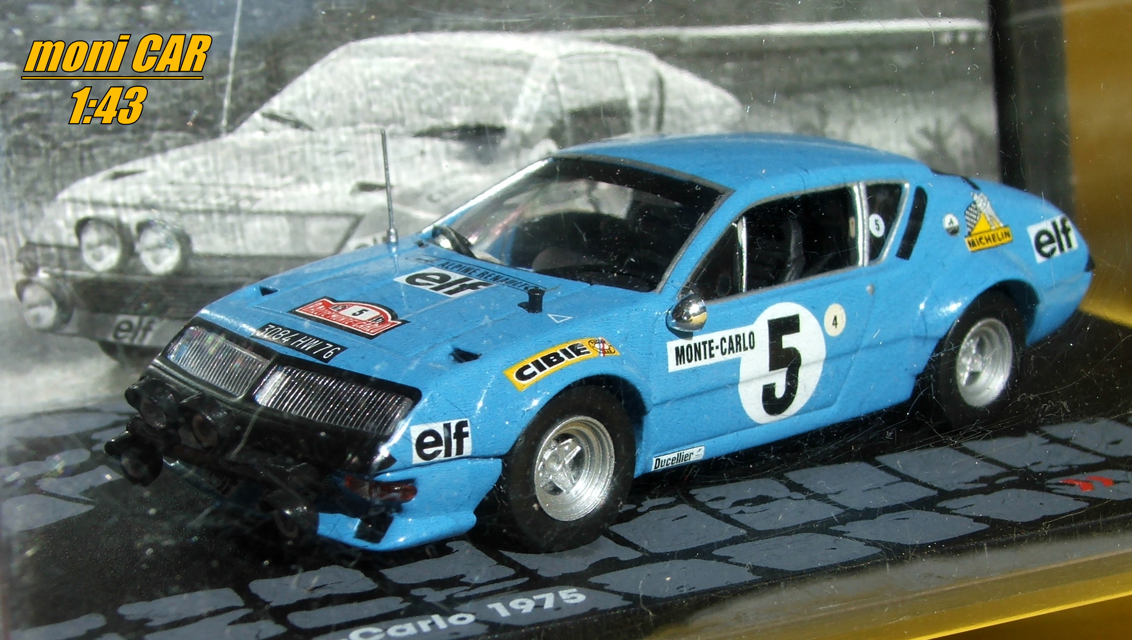 ALPINE Renault A310 No.5 - J. Thérier - M. Vial - Rallye Monte Carlo 1975 (1:43) ALTAYA/IXO