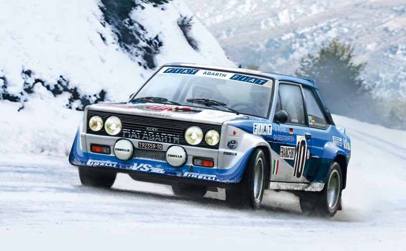 FIAT 131 Abarth Rally W. Rohl / CH. Geistdorfer Winner Rally Monte Carlo 1980 (1:24) ITALERI