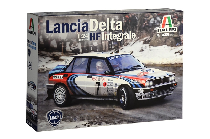 LANCIA Delta HF Integrale No.1 - M. Biason / T. Siviero Rally Monte Carlo 1990 (1:24) ITALERI