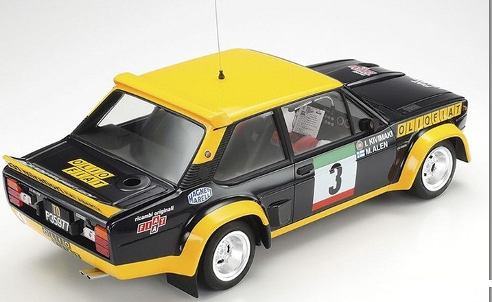 FIAT 131 Abarth Rally Olio Fiat No.3 - M. Alen/I. Kivimaki (1:20) TAMIYA