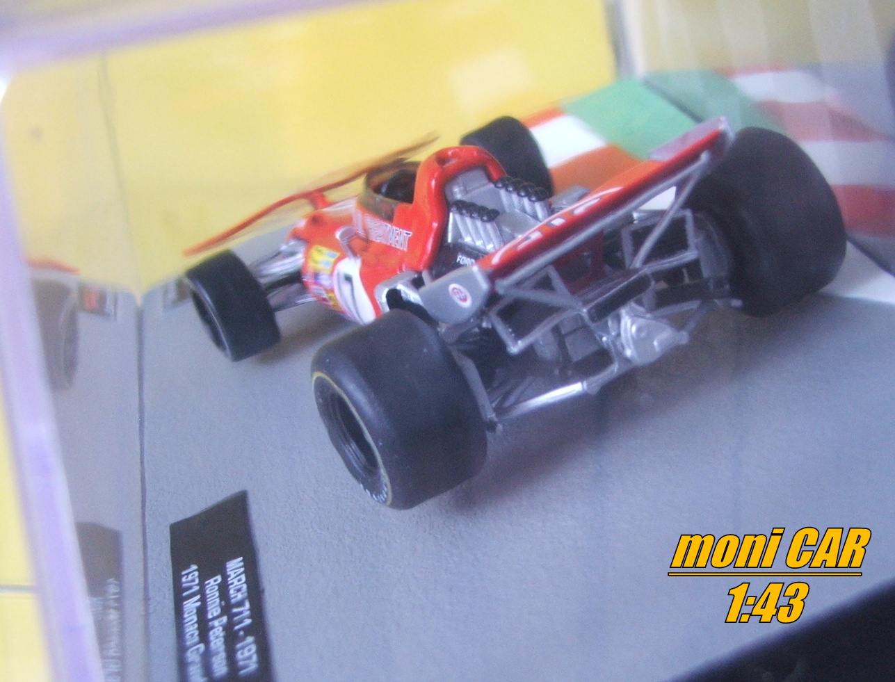 MARCH 711 No.17 - Ronnie Peterson - Monaco GP 1974 (1:43) Altaya/IXO