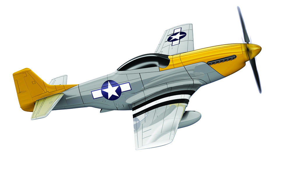 MUSTANG P-51D - QUICKBUILD - AIRFIX