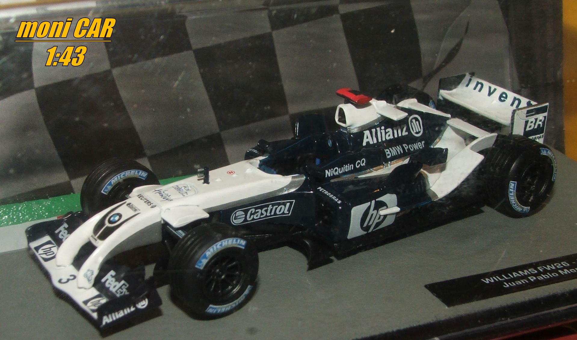 WILLIAMS FW26 No.3 Juan Pablo Montoya F1 2004 (1) Alataya/IXO