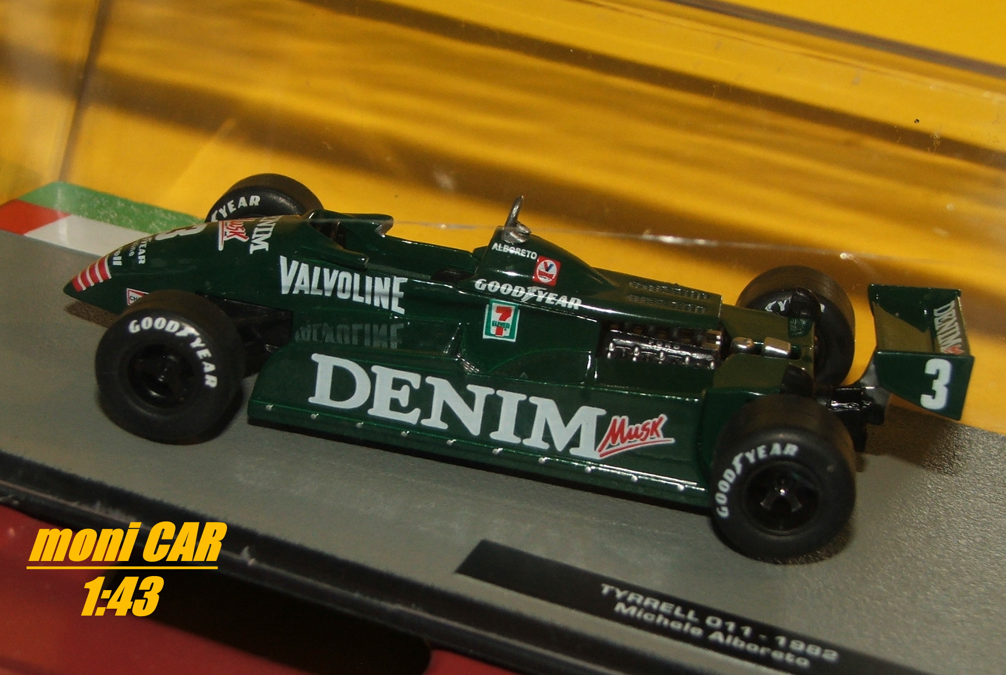 TYRRELL 011 No.3 Michele Alboreto F1 1982 (1:43) Altaya/IXO