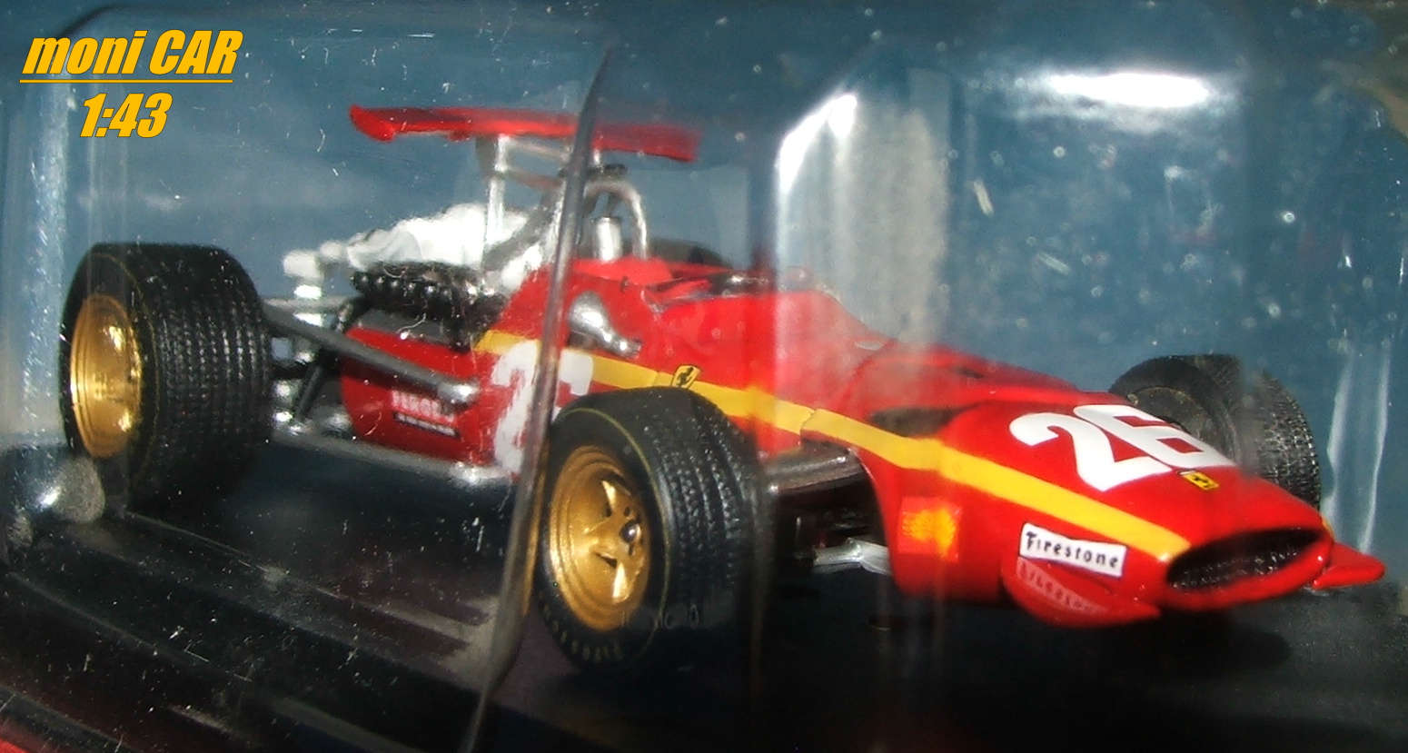 FERRARI 312 F1 No.26 Jacky Ickx - Winner France GP F1 - 1968 (1:43) Altaya/IXO