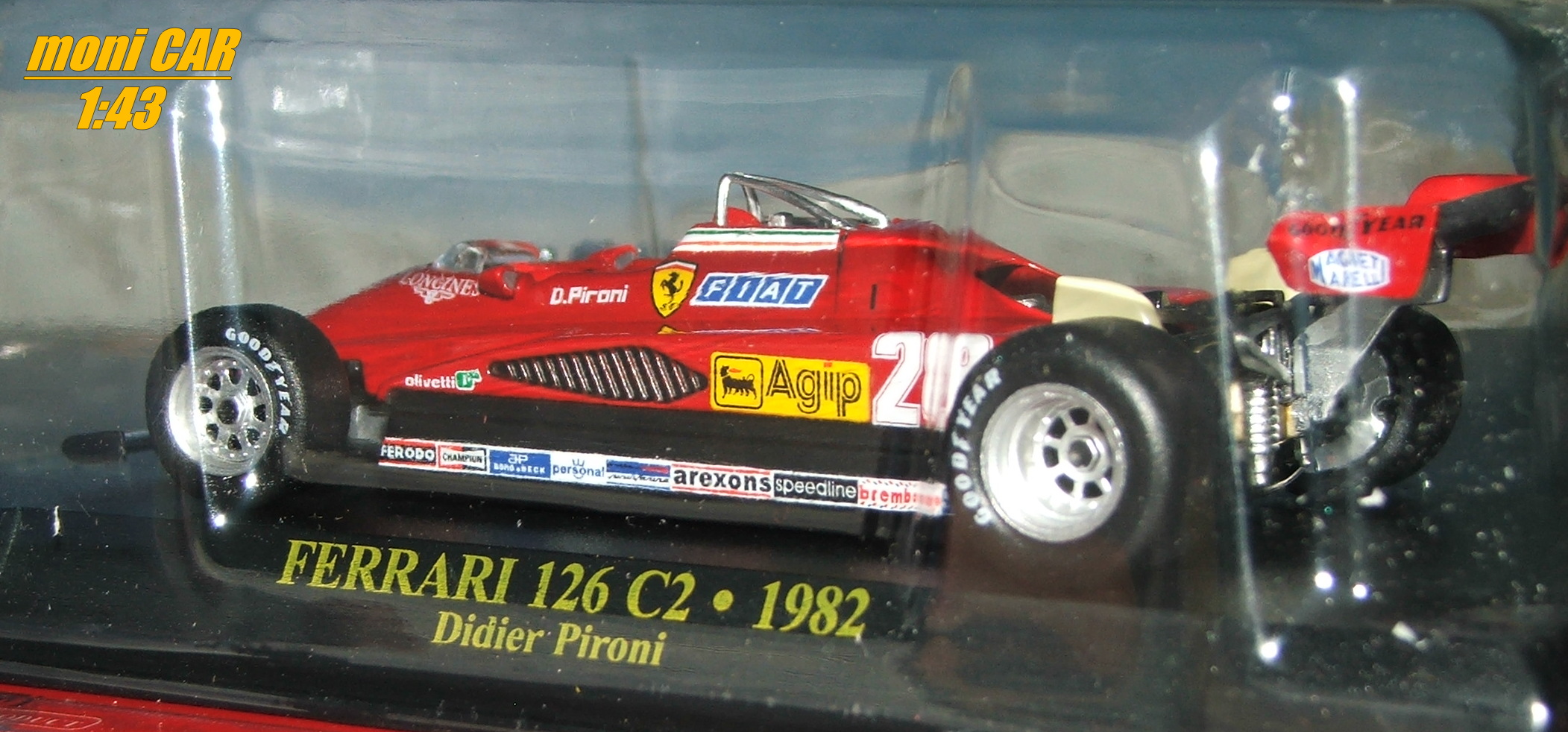FERRARI 126 C2 No.28 - Didier Pironi - 1982 (1:43) Altaya/IXO
