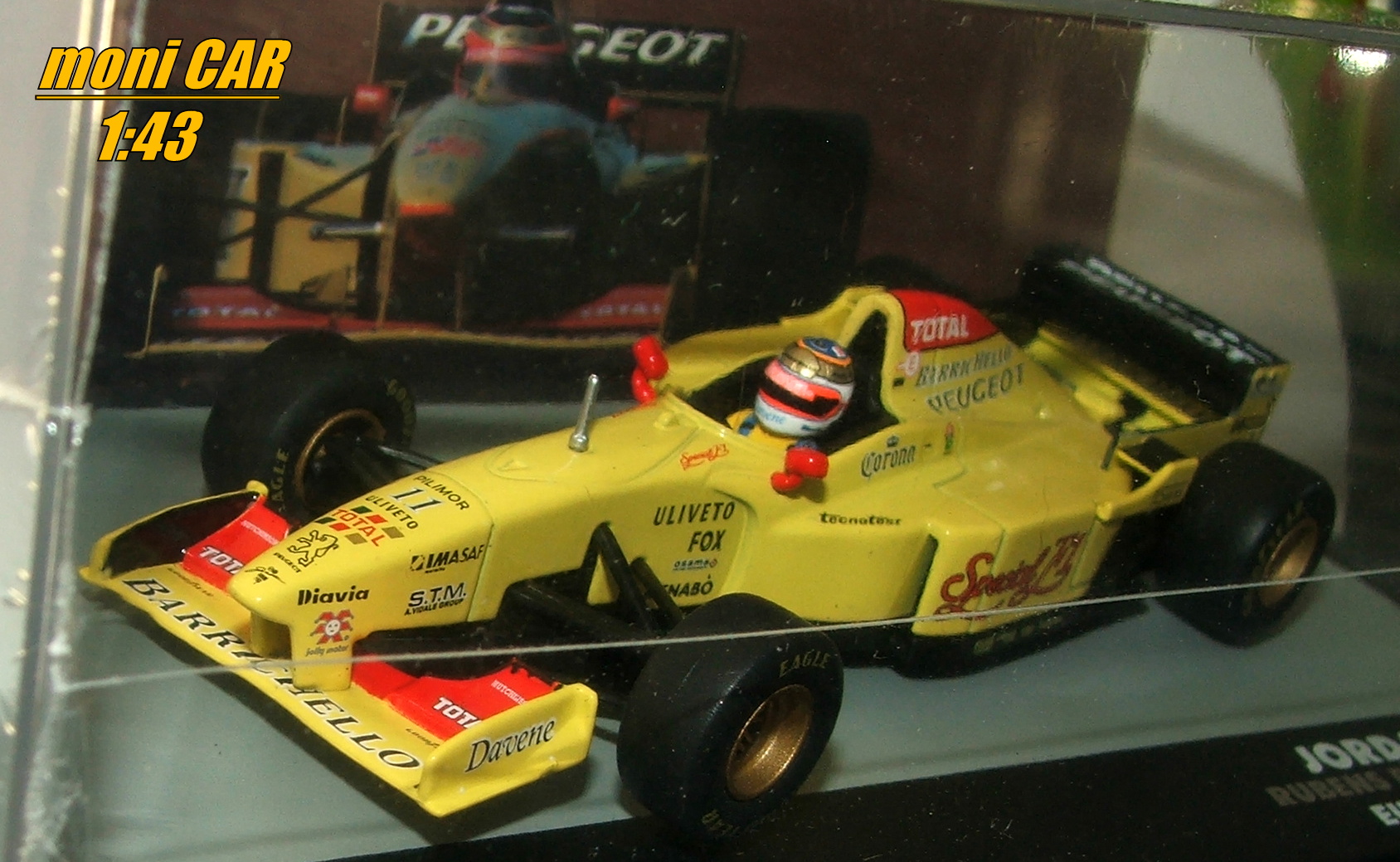 JORDAN 196 No.11 Rubens Barrichelo EUROPE GP F1 - 1996 (1:43) Altaya/IXO