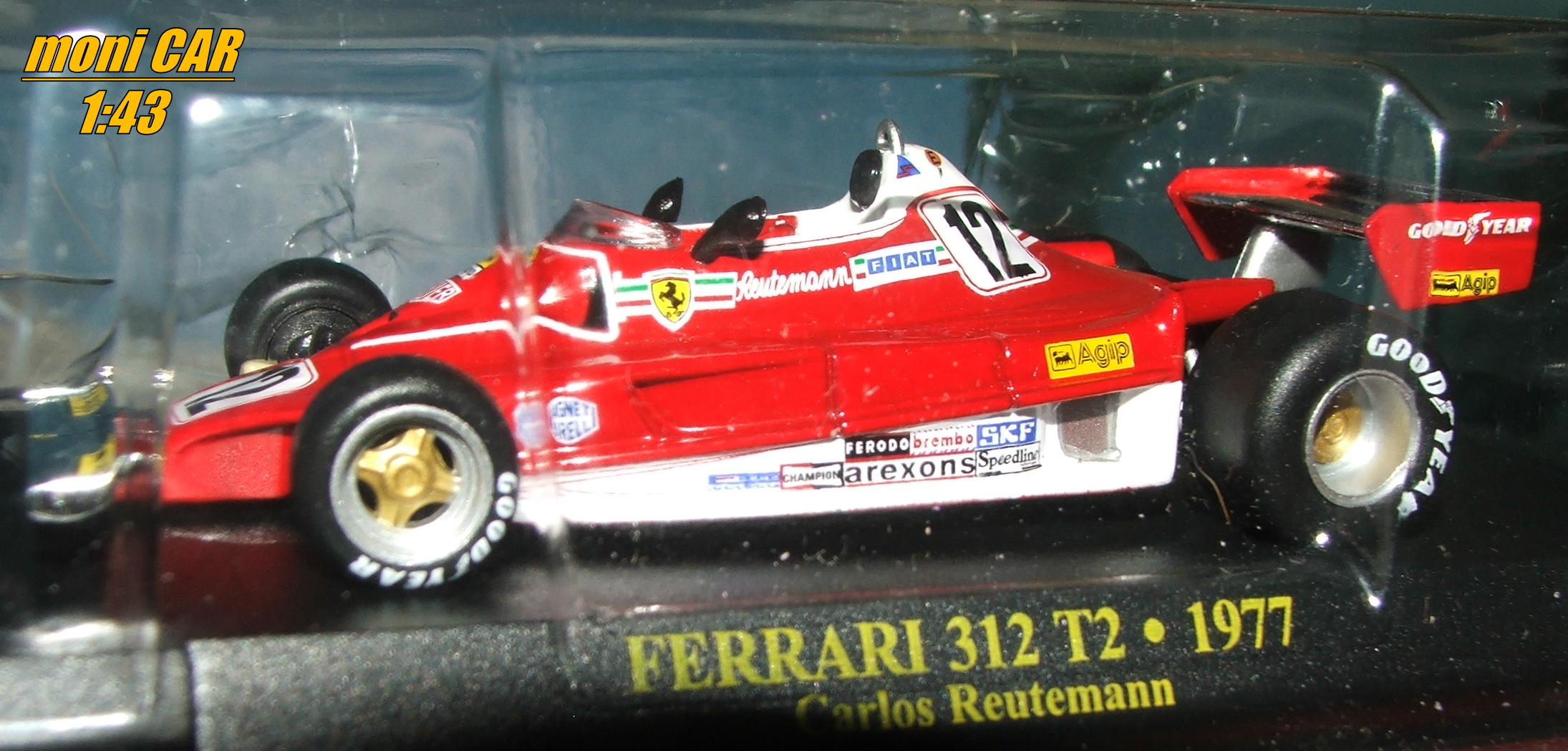 FERRARI 312 T2 No.12 Carlos Reutemann - 1977 (1:43) Altaya/IXO